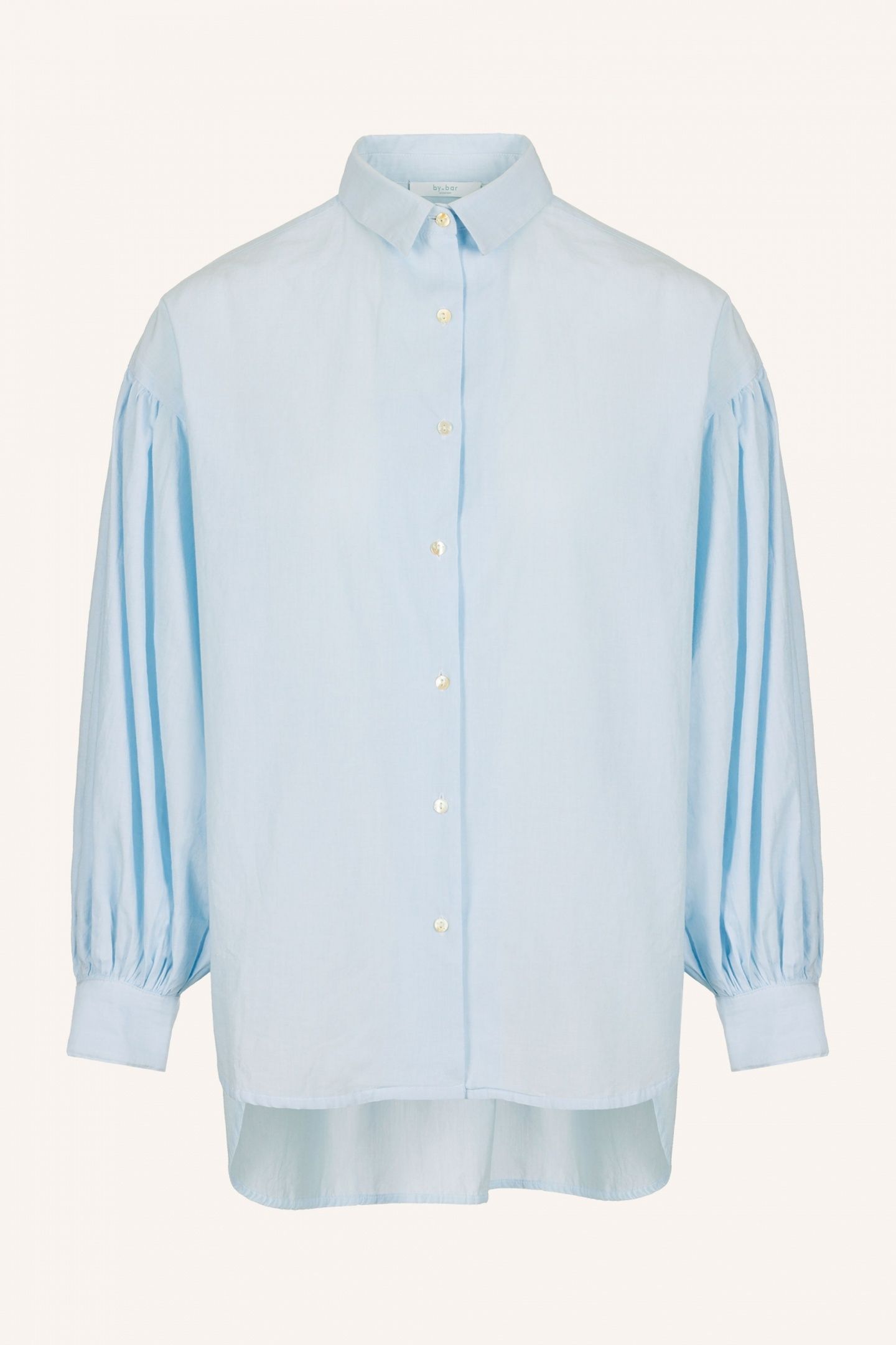 SARAH CHAMBRAY BLOUSE LIGHT BLUE 5