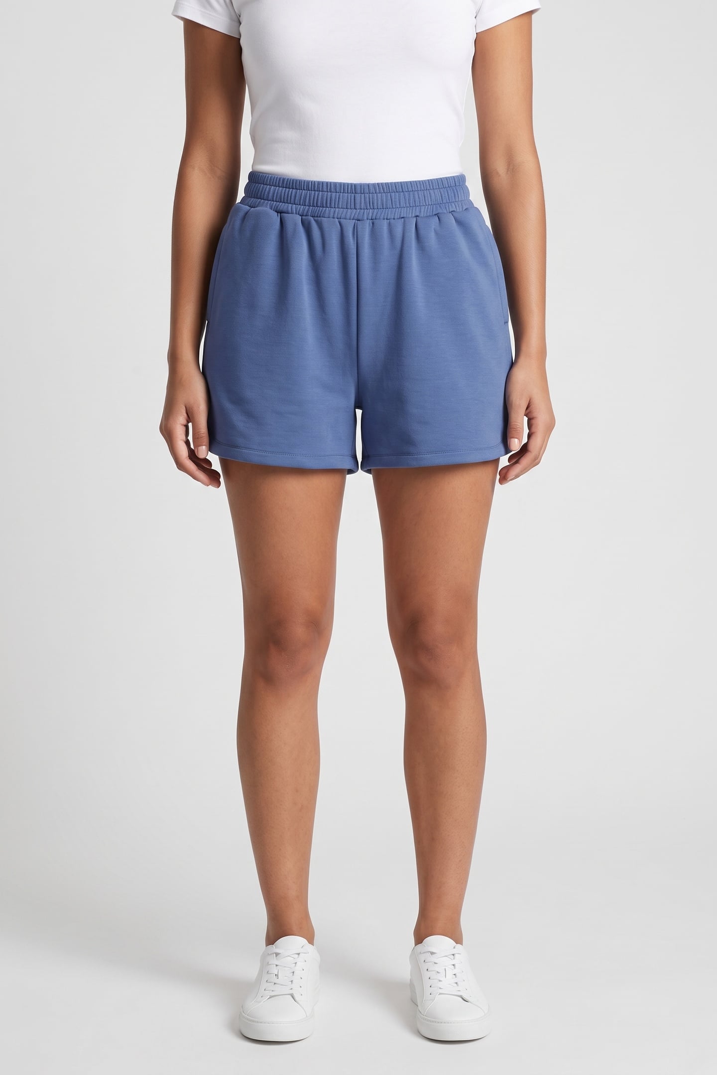 SWEAT SHORTS SLATE BLUE 1