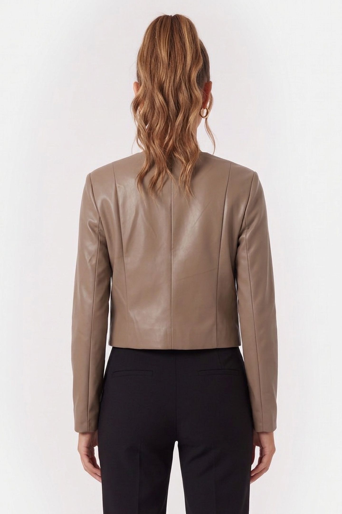 FERGIE CROPPED JACKE BUFF TAUPE 2