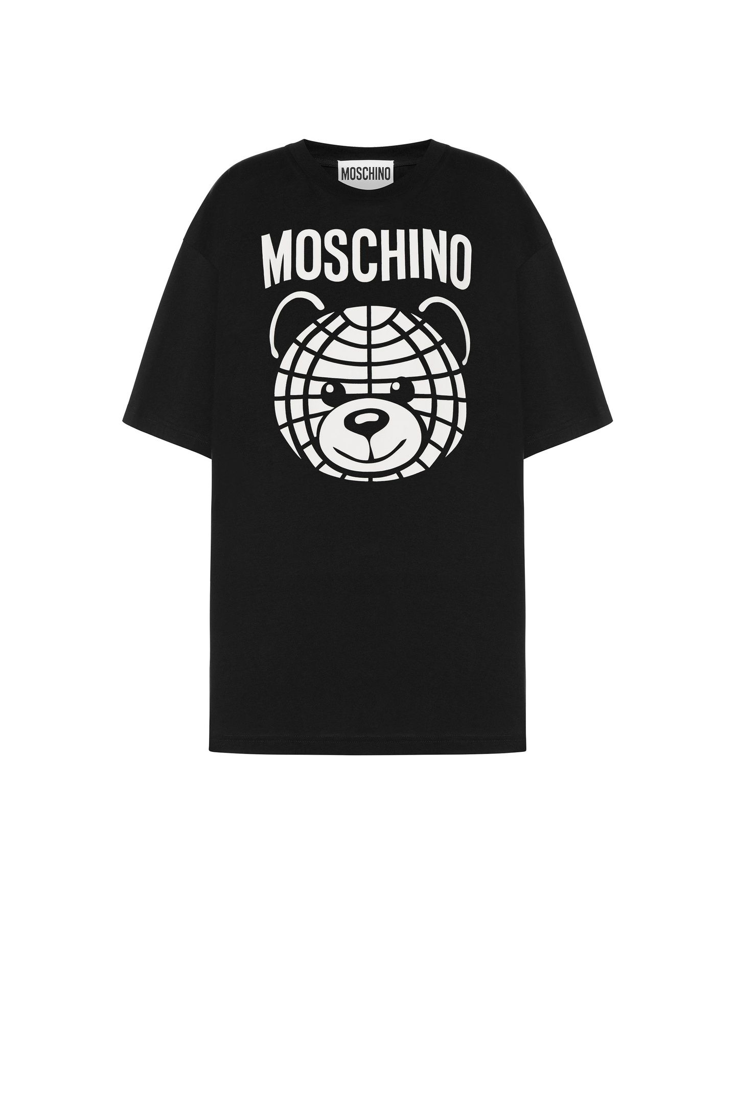 MOSCHINO TEDDY BEAR ORGANIC JERSEY T-SHIRT BLACK 3