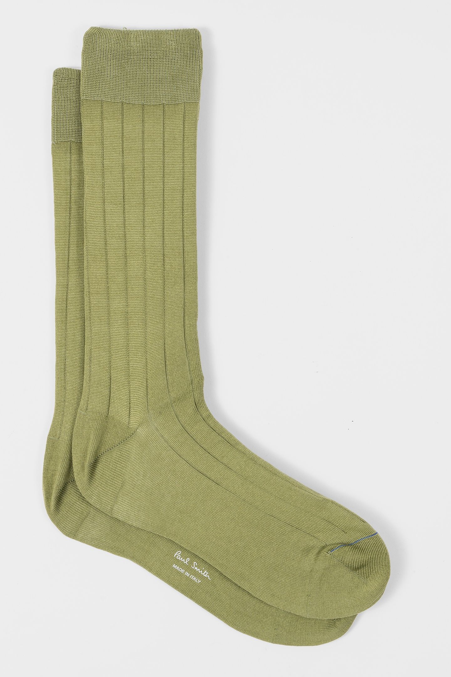 MEN SOCK RIB MERC SEASNL EMERALD GREEN 2