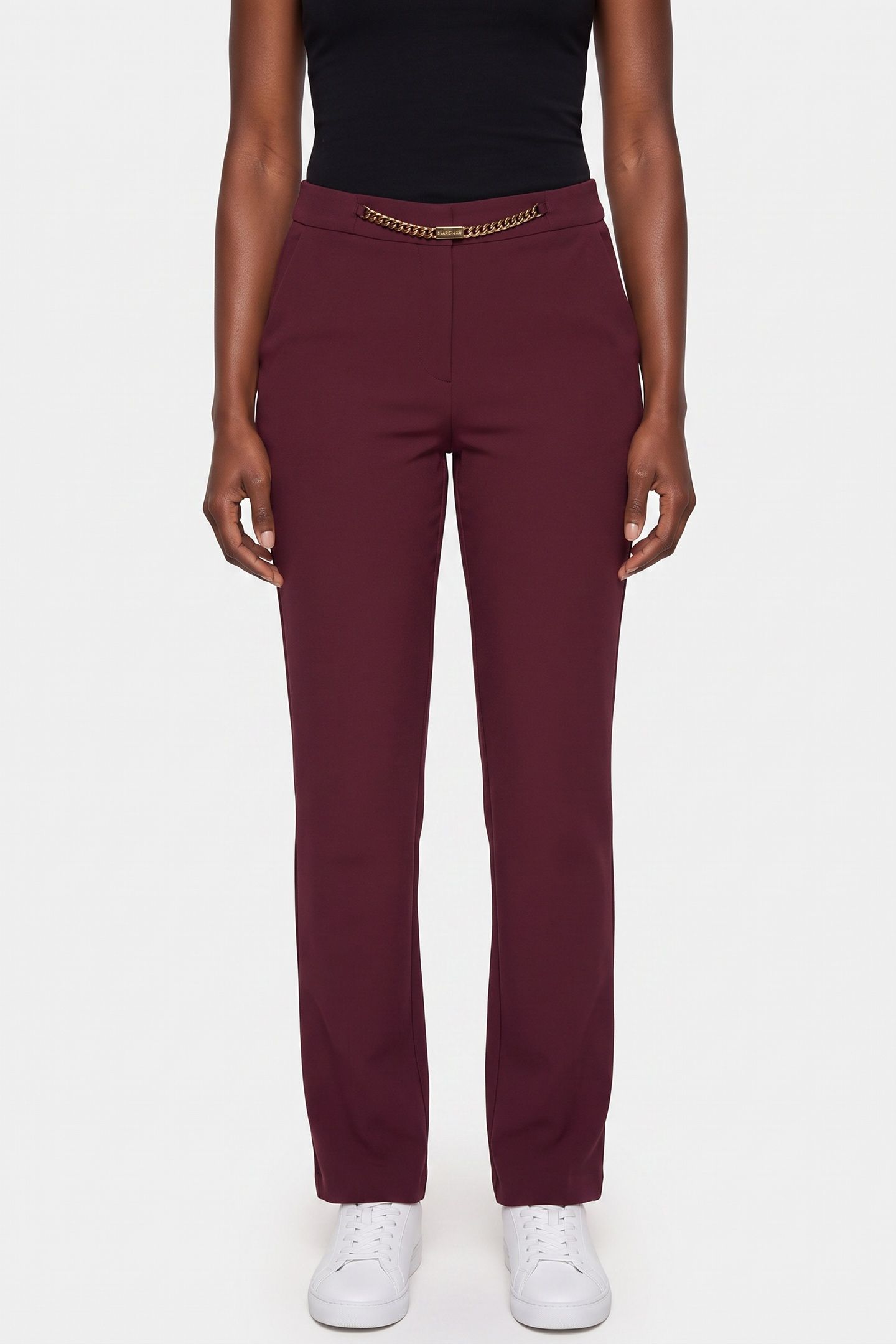 LIA CHINO PANTS WITH REGAL PLUM 1