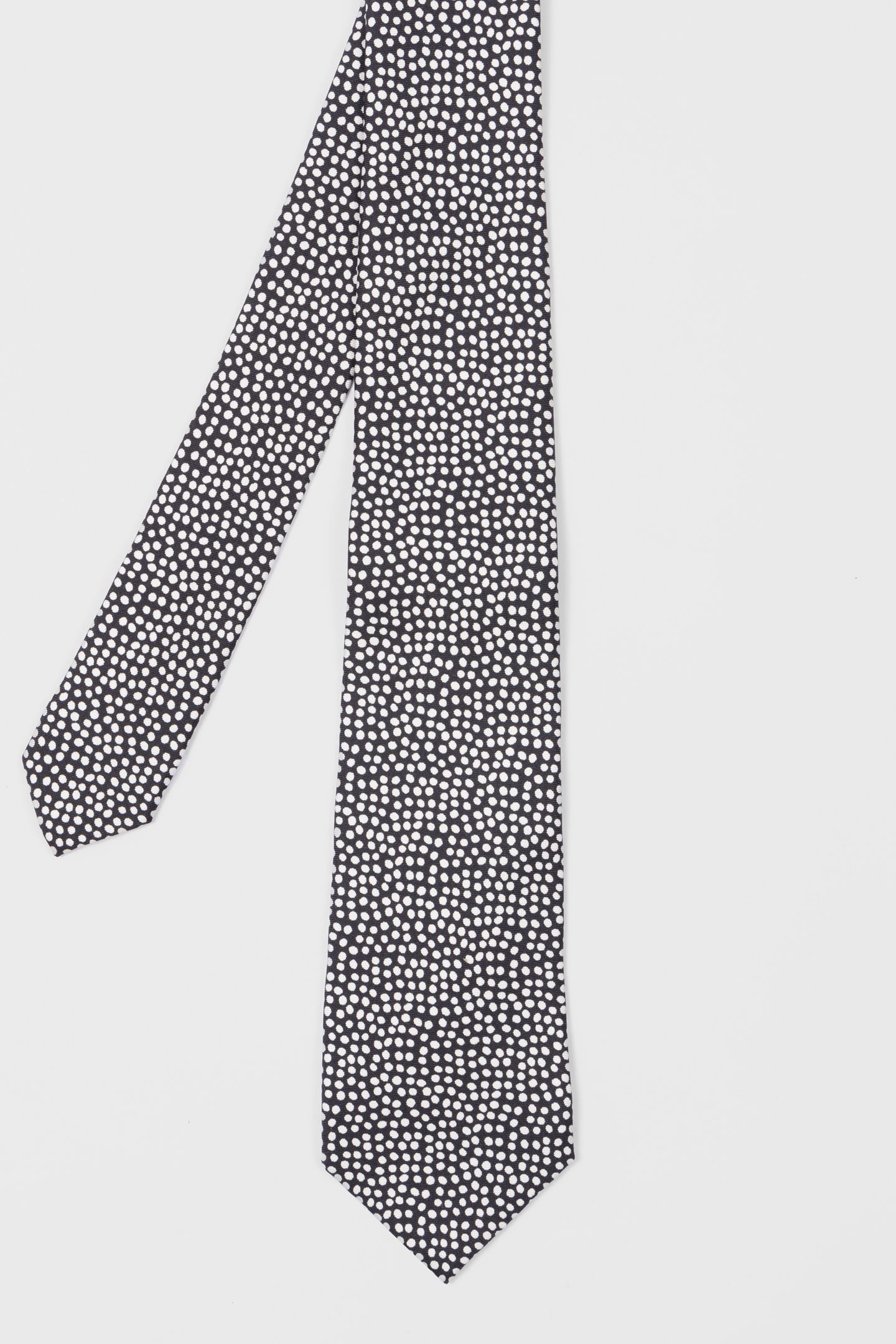 MEN TIE POLKA DOT BLACK 5