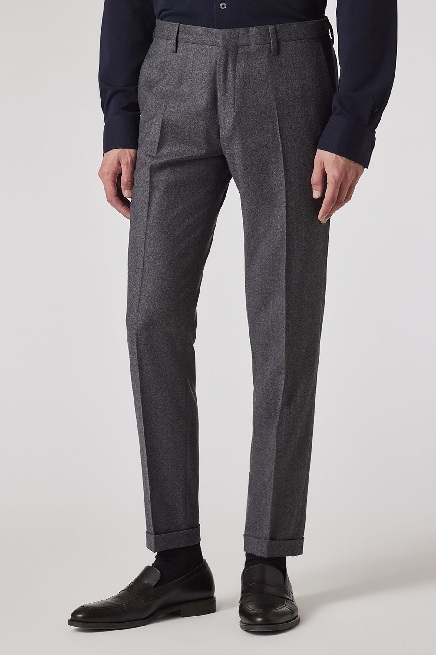 MENS TROUSER GREY MELANGE 1