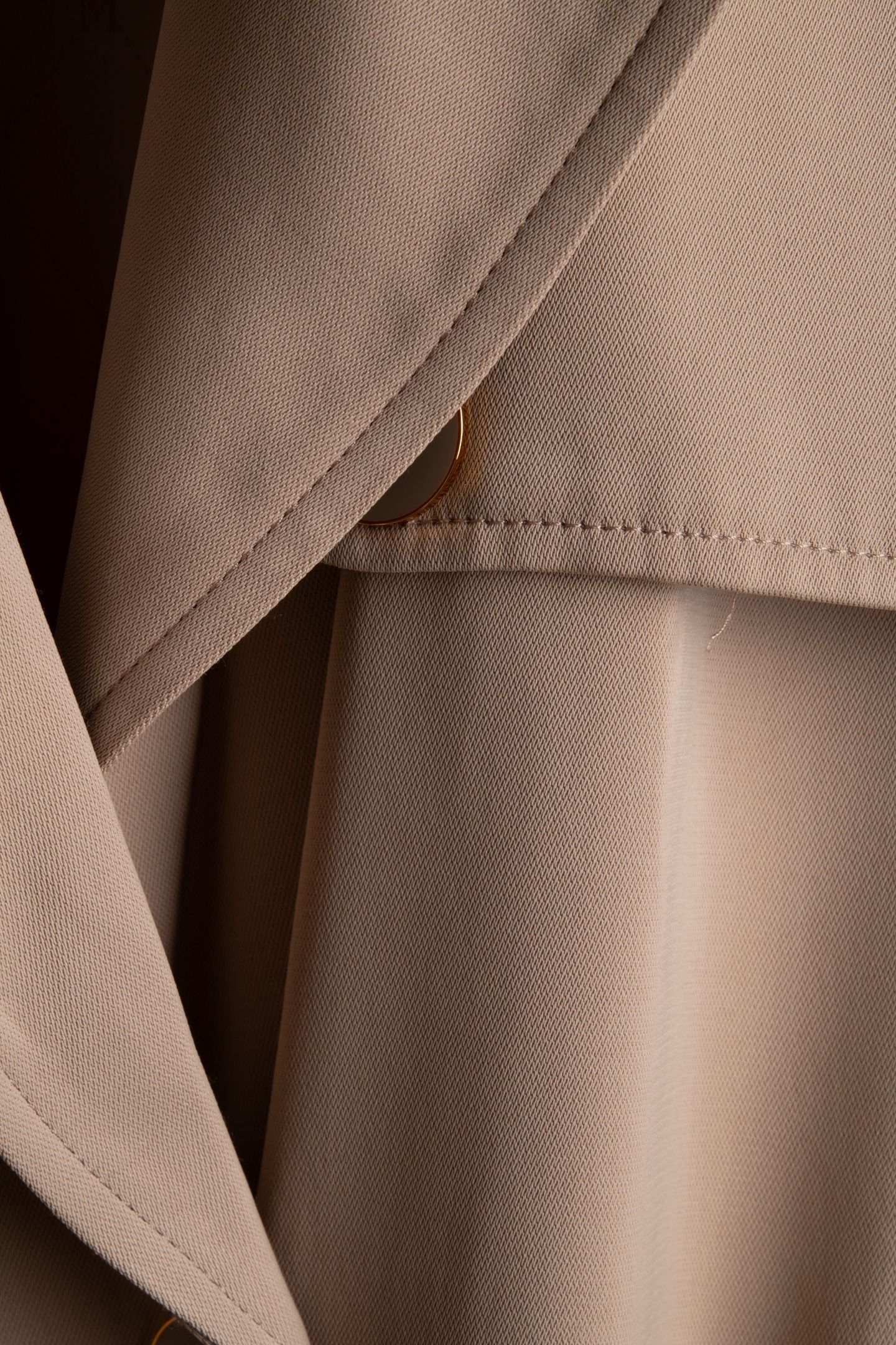 NINA LONG TRENCH COA VELVET TAUPE 4
