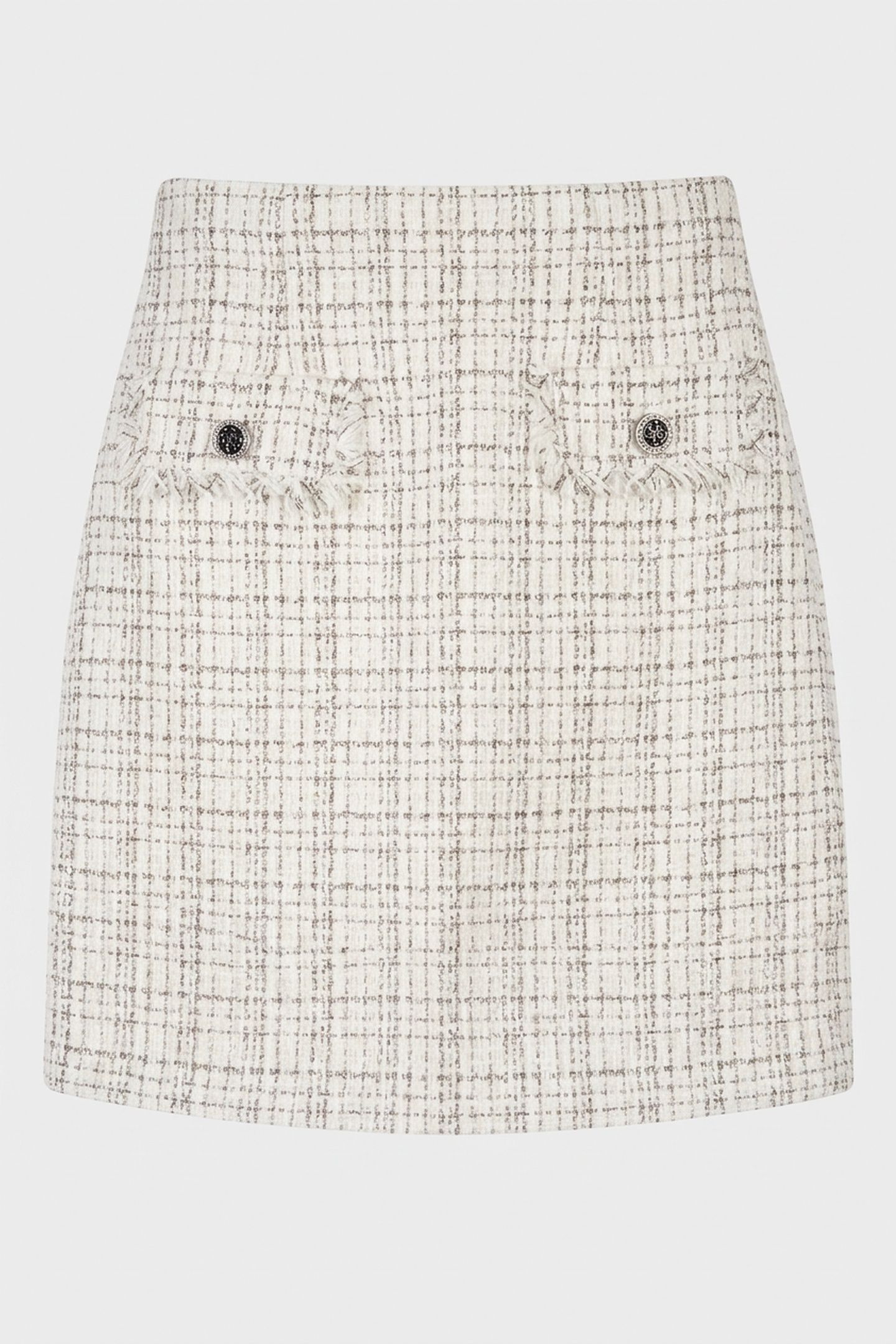 ANNAMARIA MINI TWEED WHITE AND BLACK TWEE 3