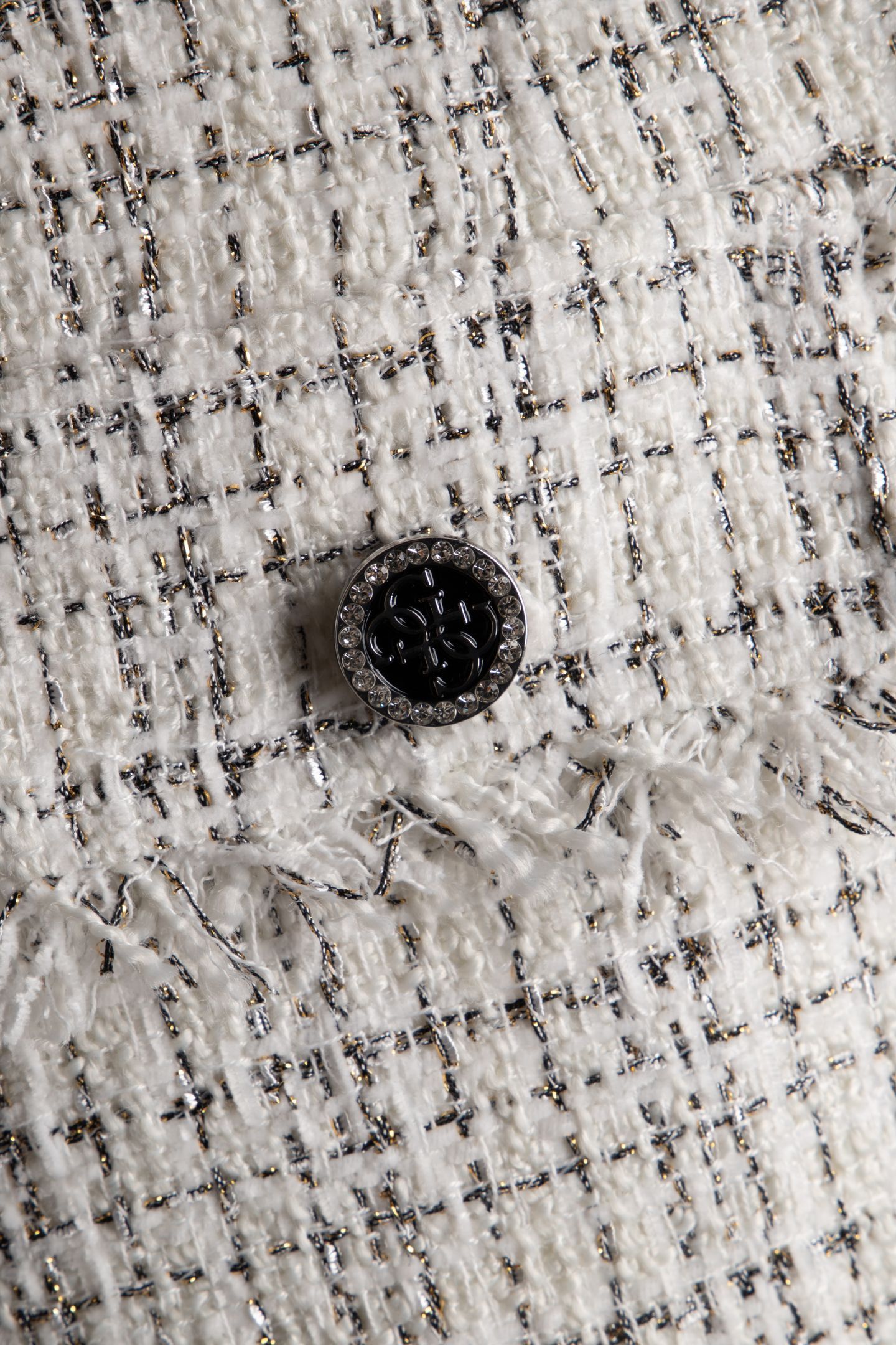 ANNAMARIA MINI TWEED WHITE AND BLACK TWEE 4