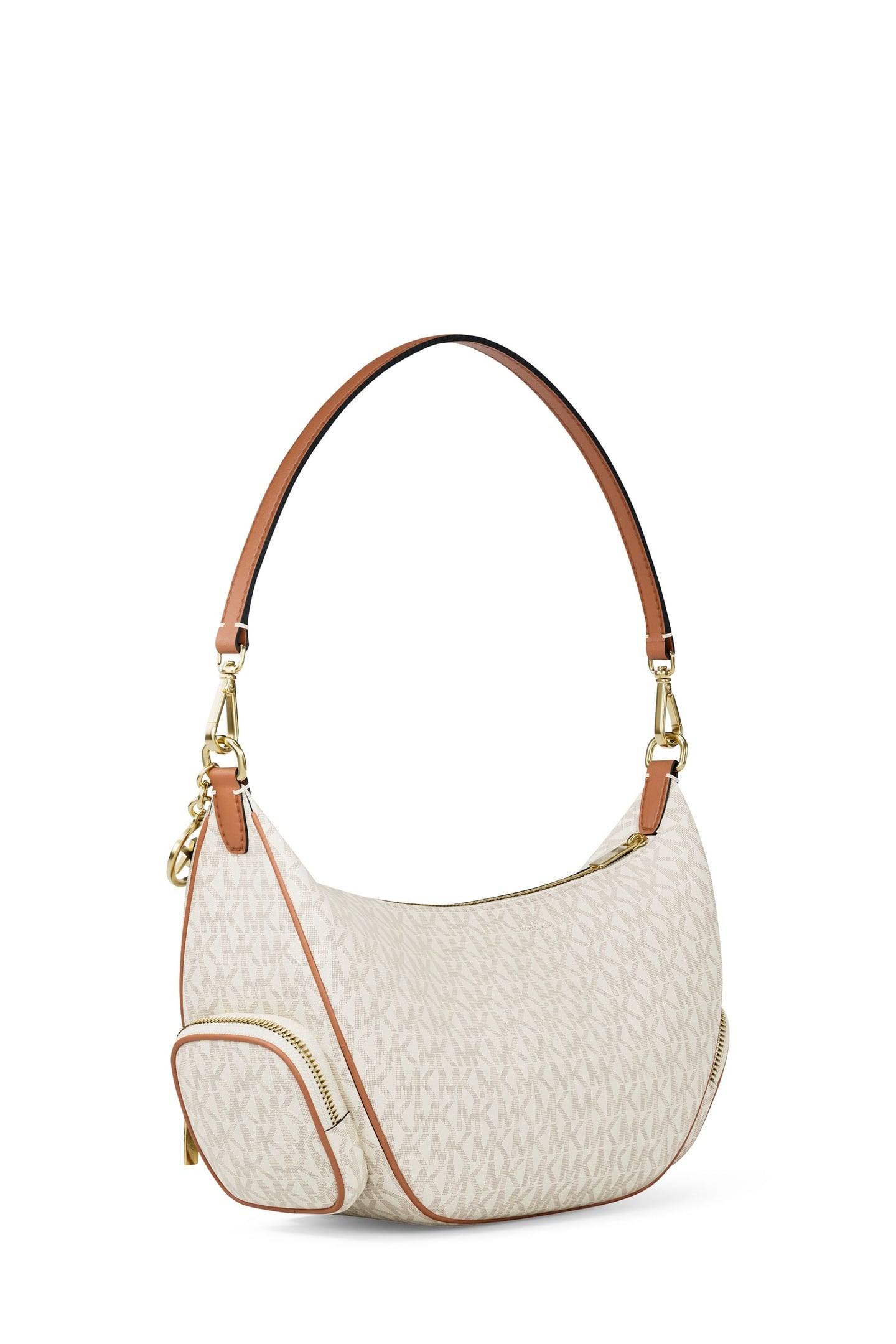 MEDIUM CONVERTIBLE POCKET SHOULDER BAG VANILLA 4