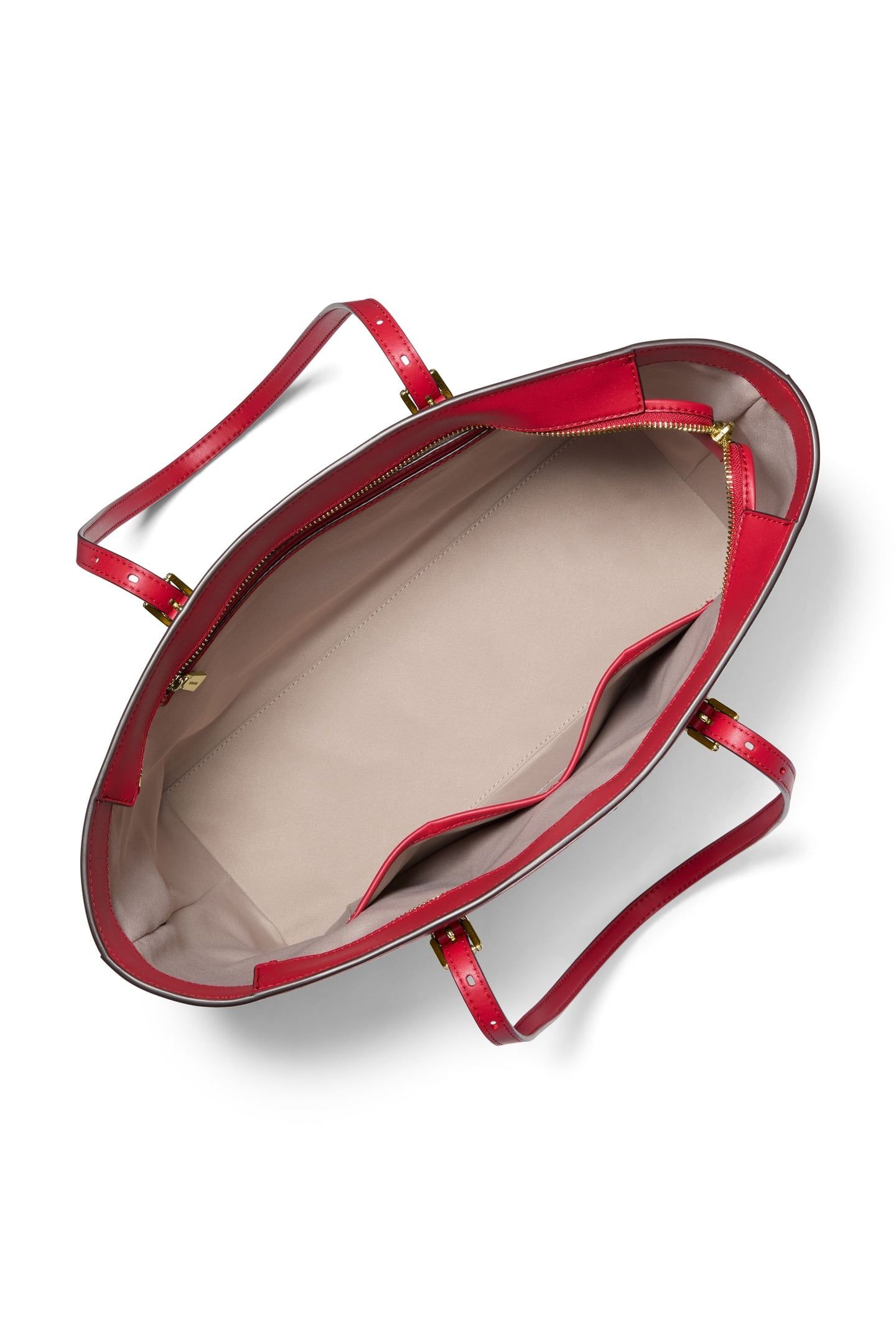 LARGE EMBELLISHED TOP ZIP TOTE CRIMSON 3