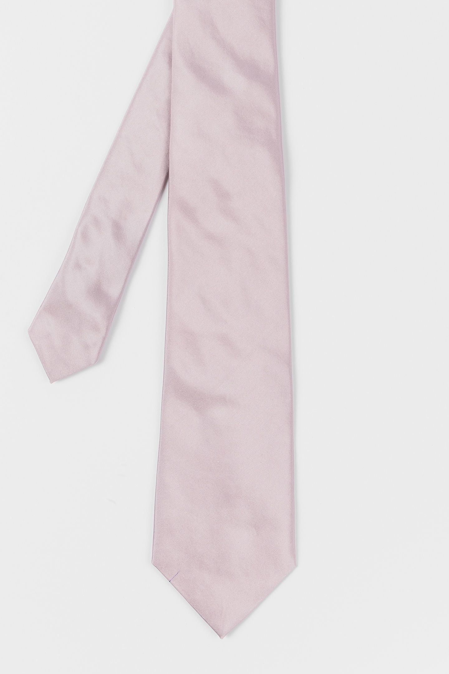 MEN TIE PLAIN SILK NEW PINK 4