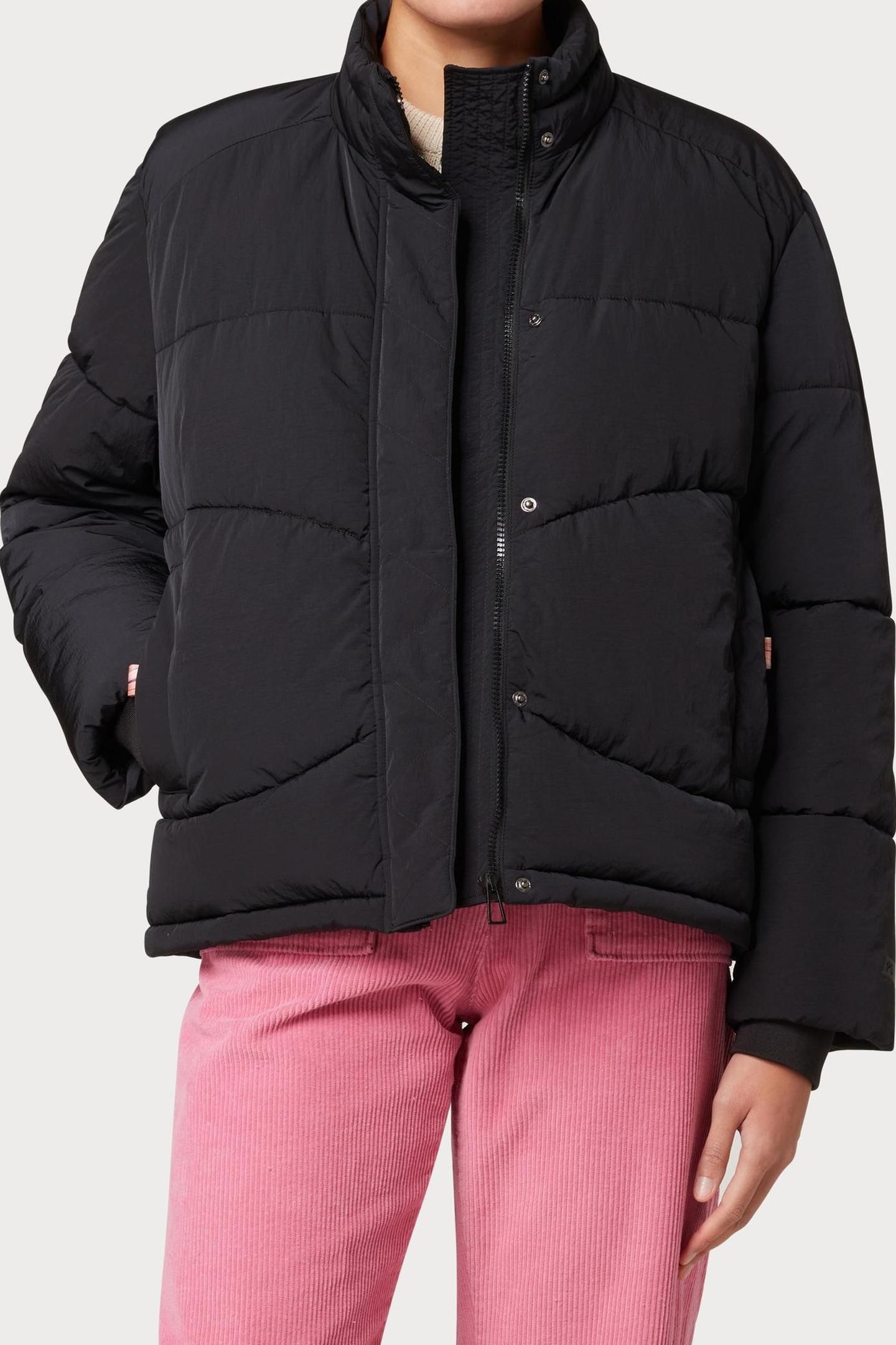 WOMENS FIBRE DOWN COAT BLACK 1