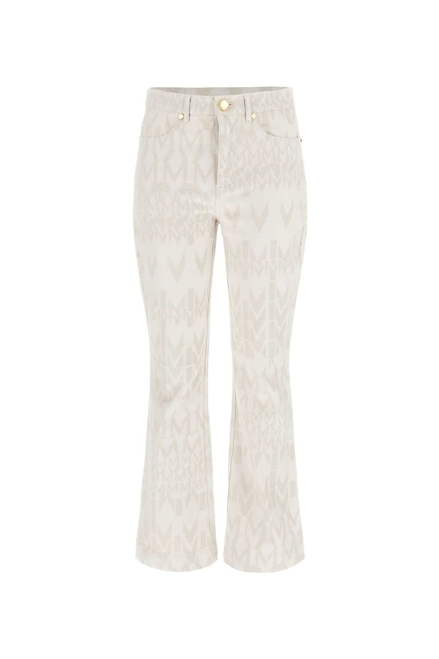 SARAH DENIM FLARED P MONOGRAM OFF WHITE 6