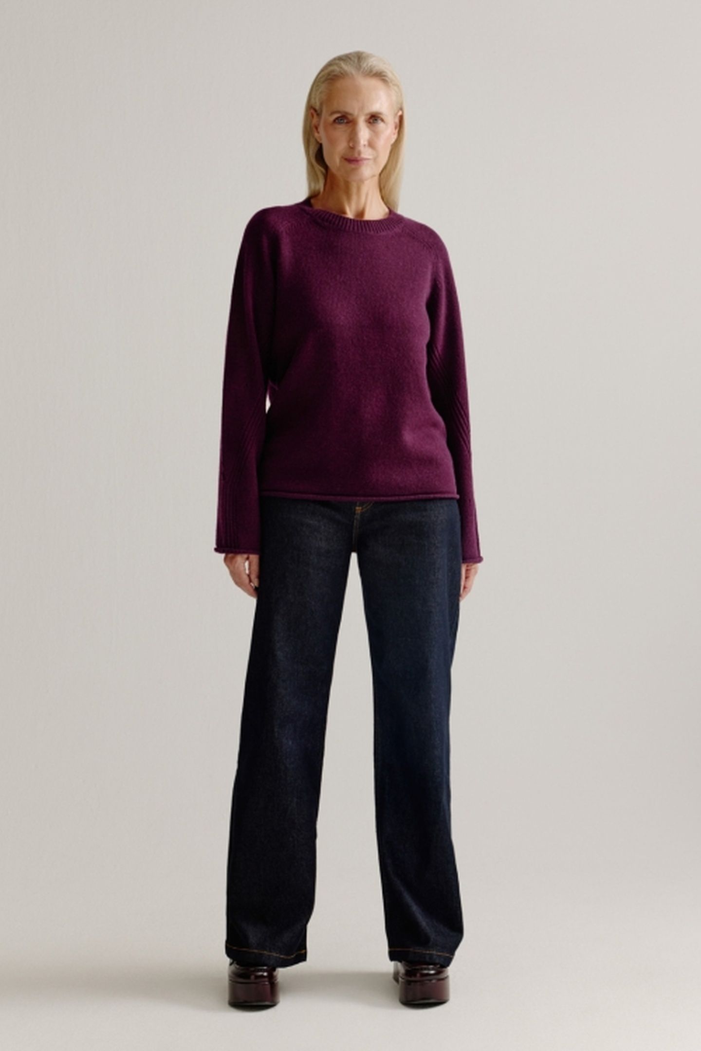 LILLIAN SWEATER BORDEAUX 1