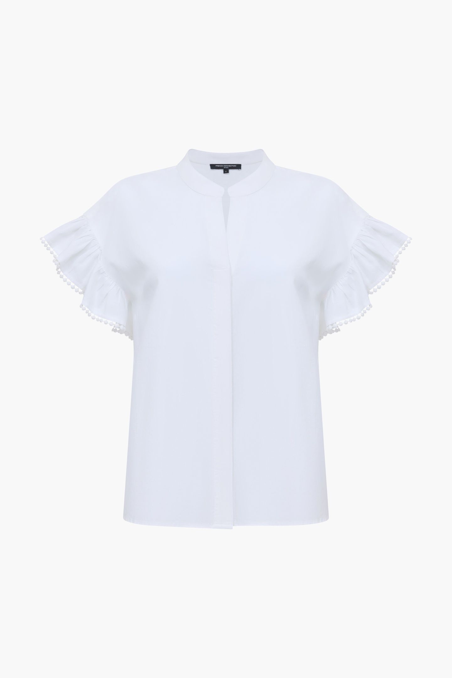 SINDEY COTTON HALF PLACKET SHI LINEN WHITE LINEN WHITE 4