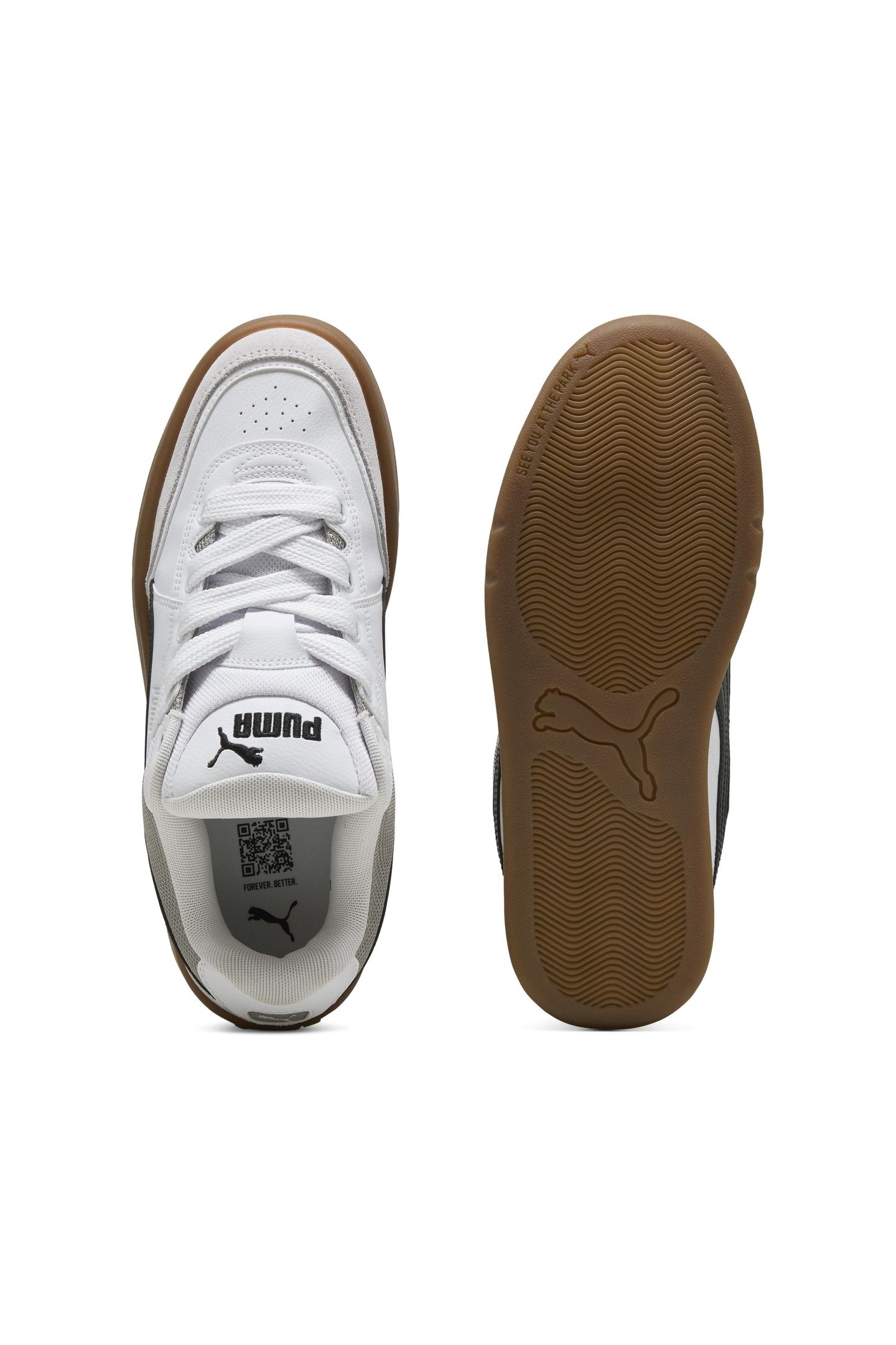 UNISEX PARK LIFESTYLE SK8 WHITE-BLACK-FEATHER GRAY 5