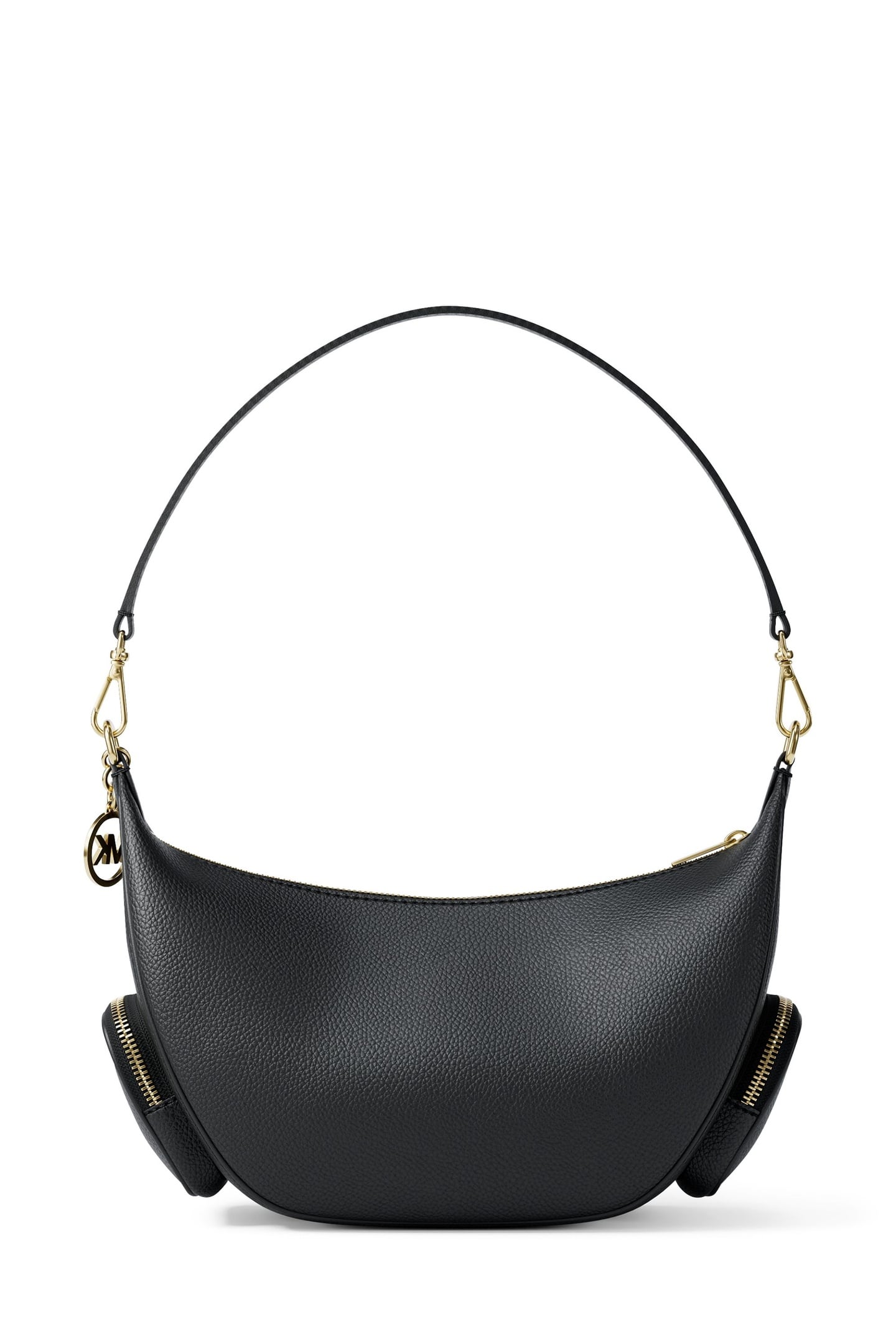 MEDIUM CONVERTIBLE POCKET SHOULDER BAG BLACK 2