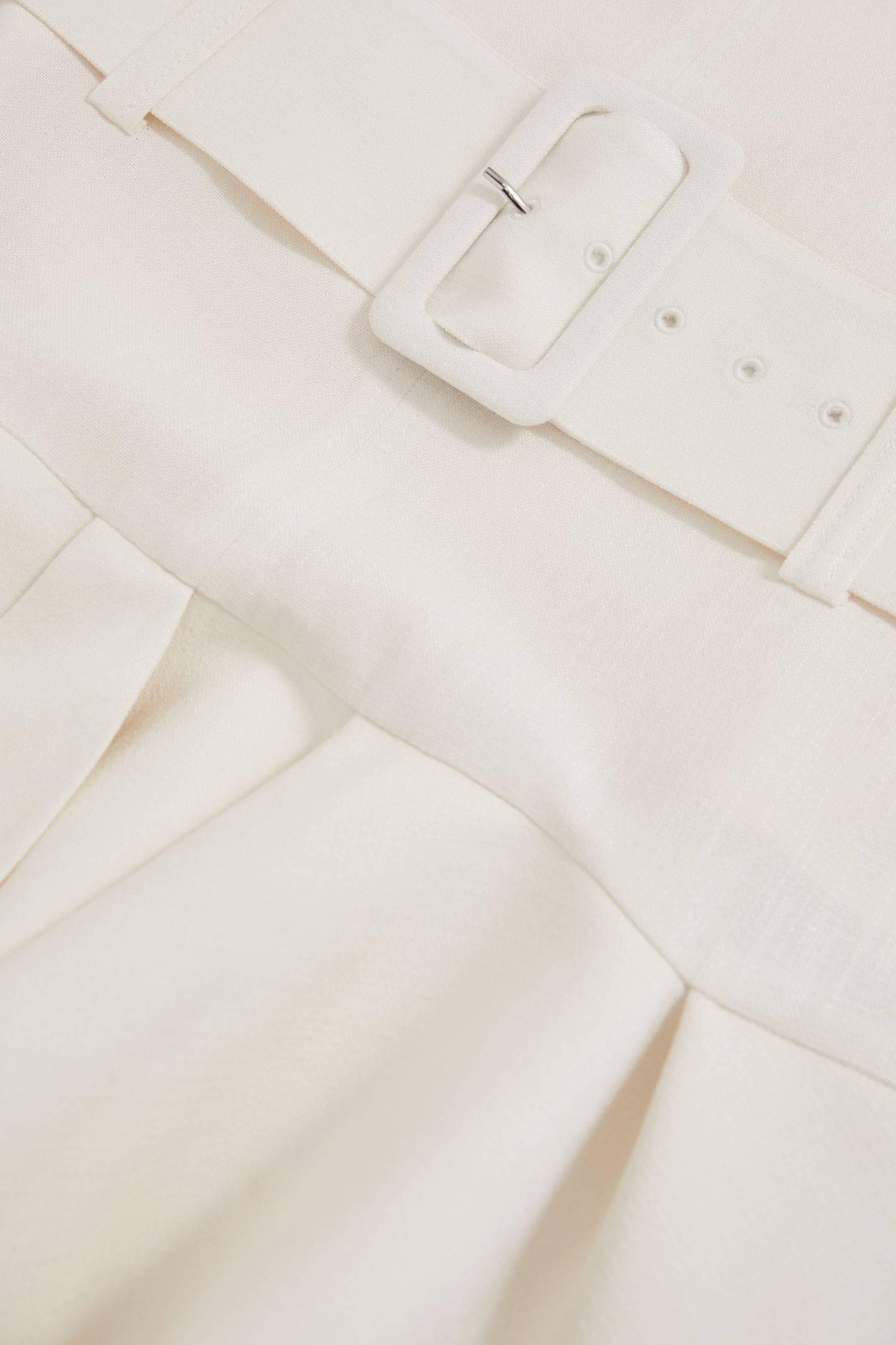STRUCTURED MINI DRESS IVORY 5