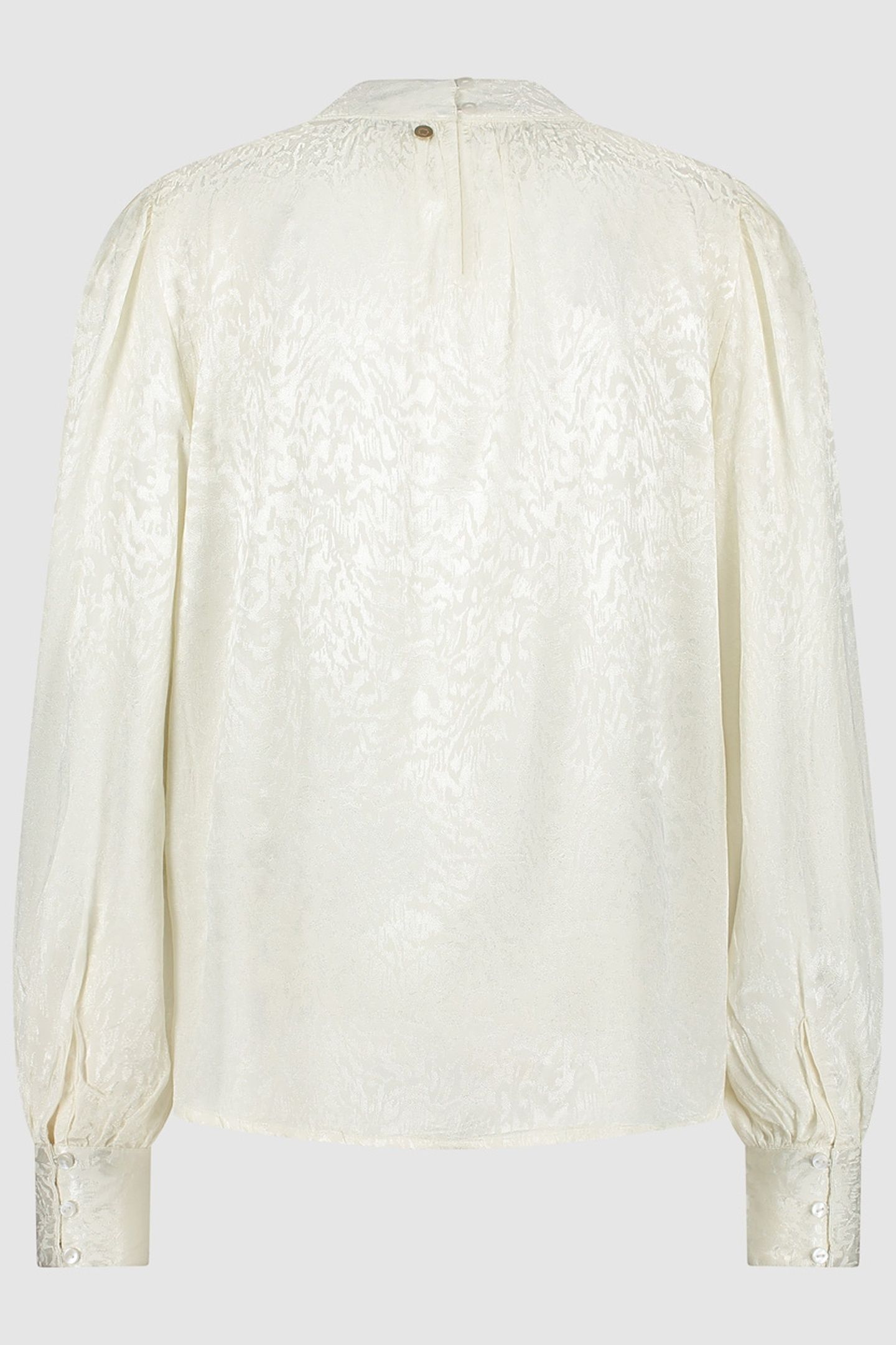 DIONA BLOUSE ANTIQUE WHITE WAVY 3