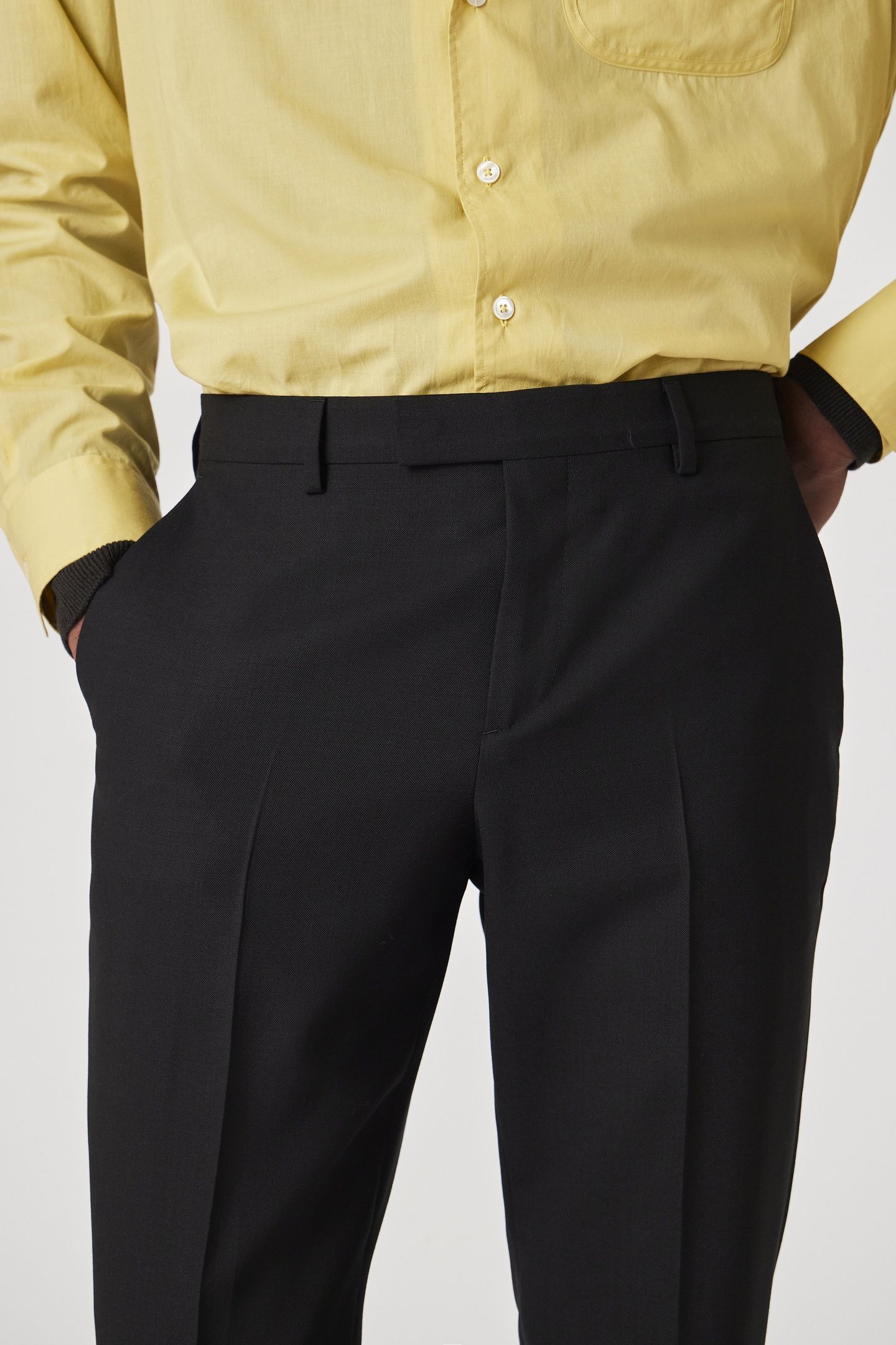 MENS SLIM FIT TROUSER BLACK 6