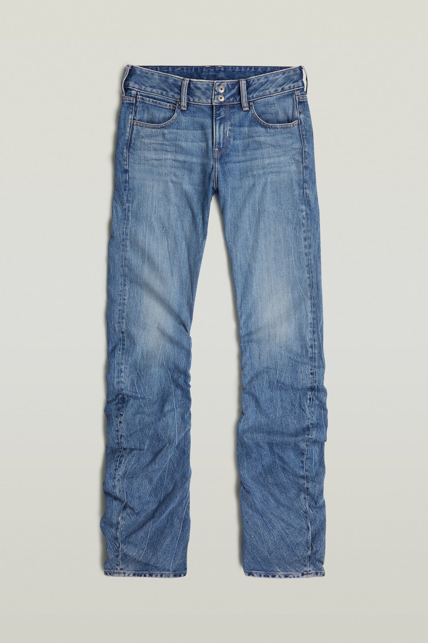 G-STAQ 3D LOW BOOTCUT MEDIUM BLUE 4