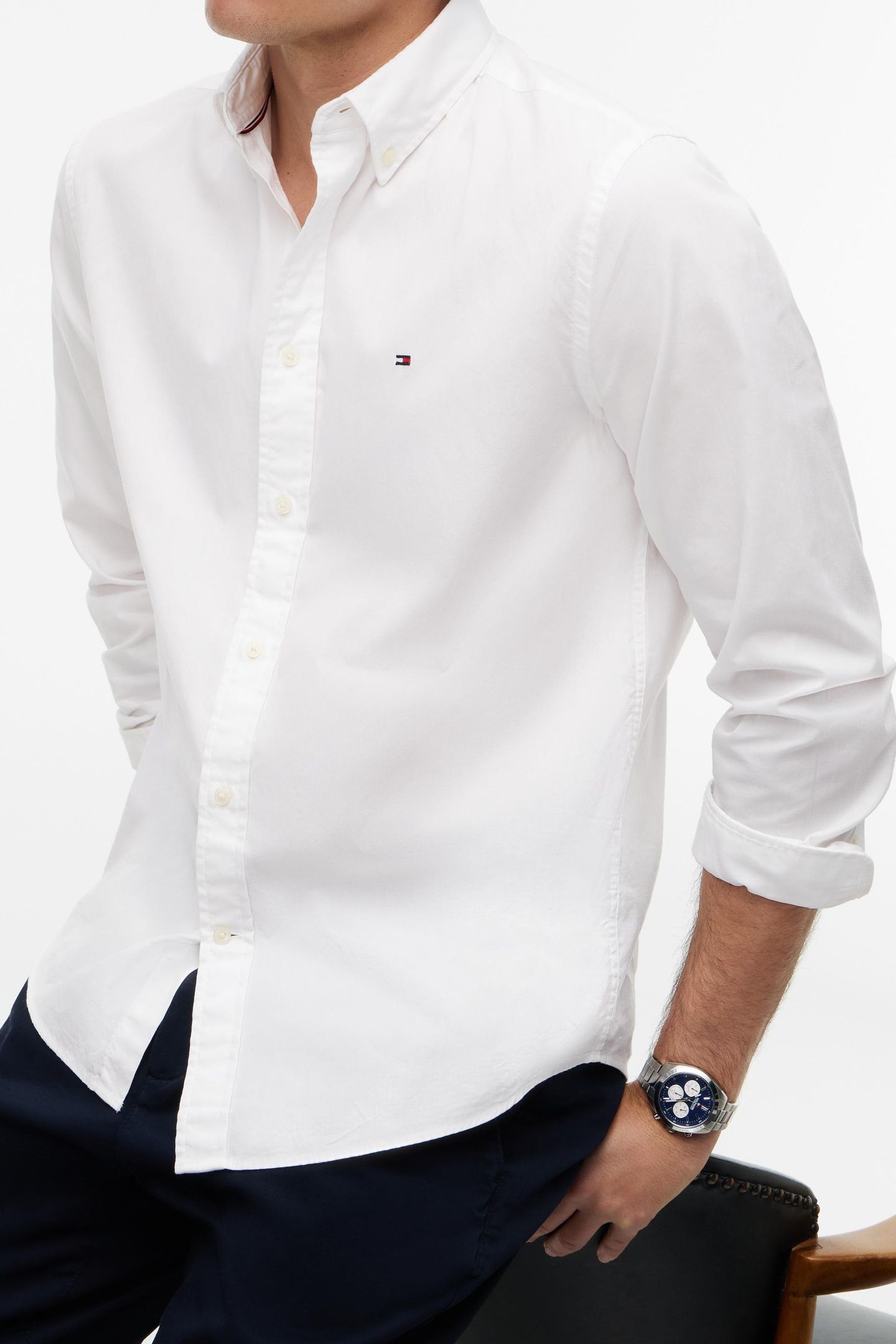 CORE FLEX POPLIN WHITE 7