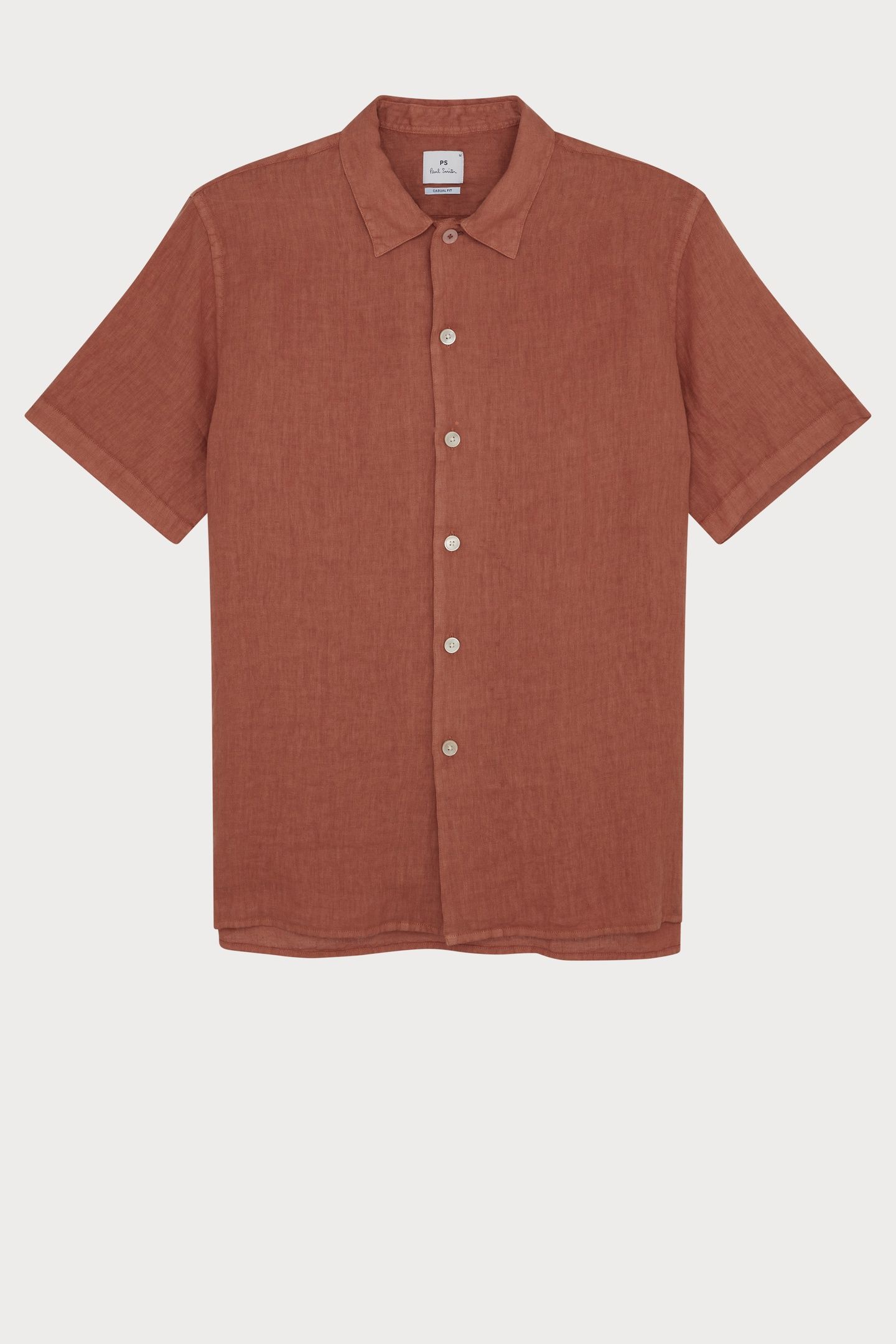 MENS SS CASUAL FIT SHIRT ORANGE 4