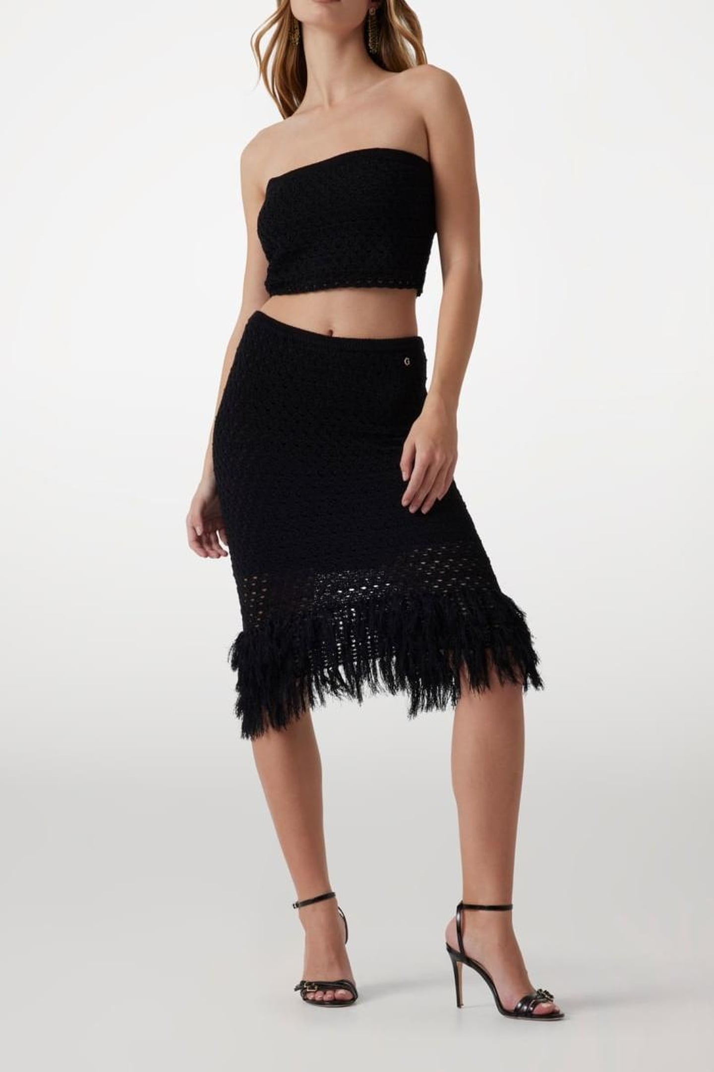 STRAPLESS LUCA TUBE JET BLACK A996 3