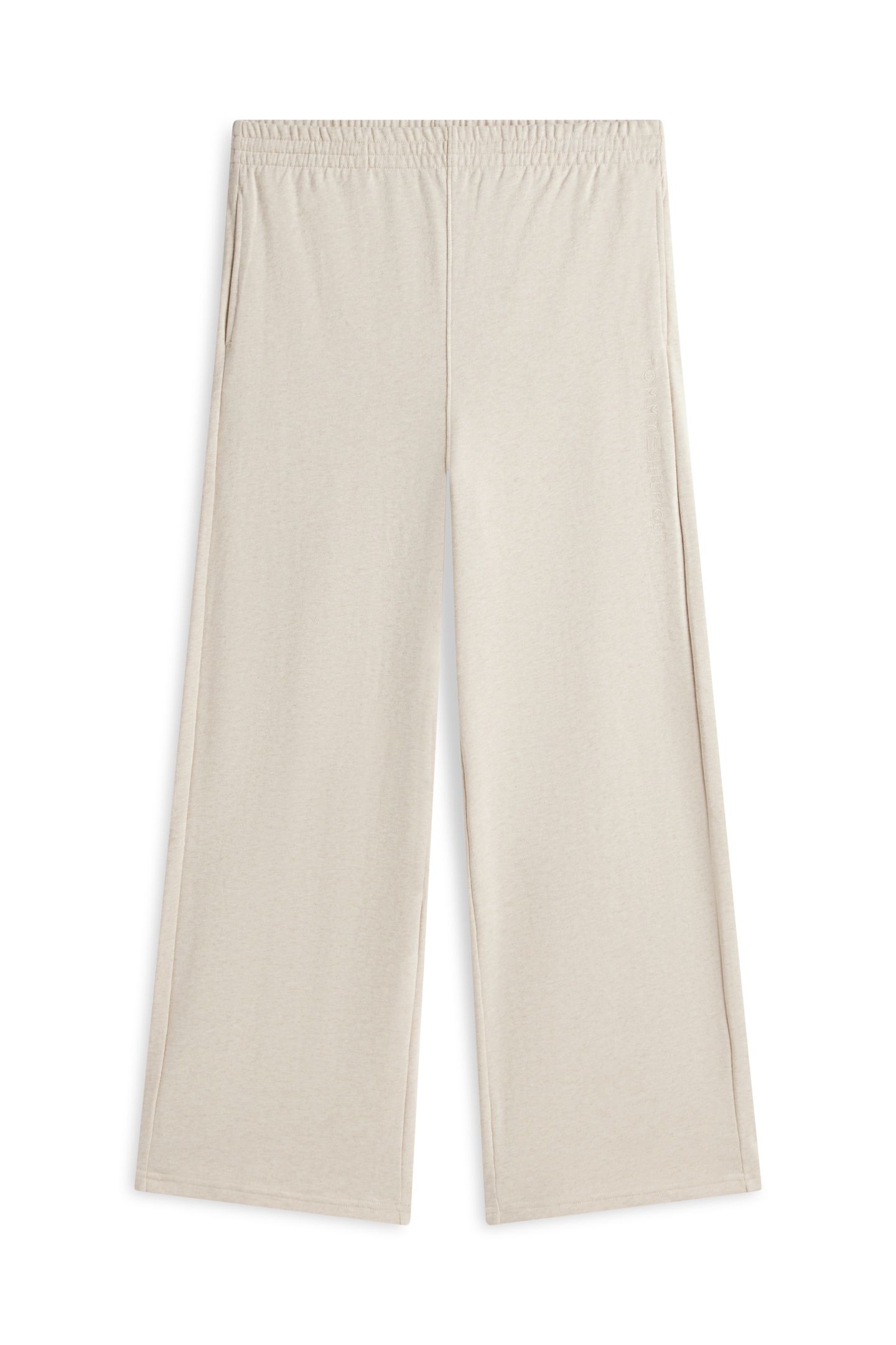 WIDE LEG PANTS HEATHERED OAT 4