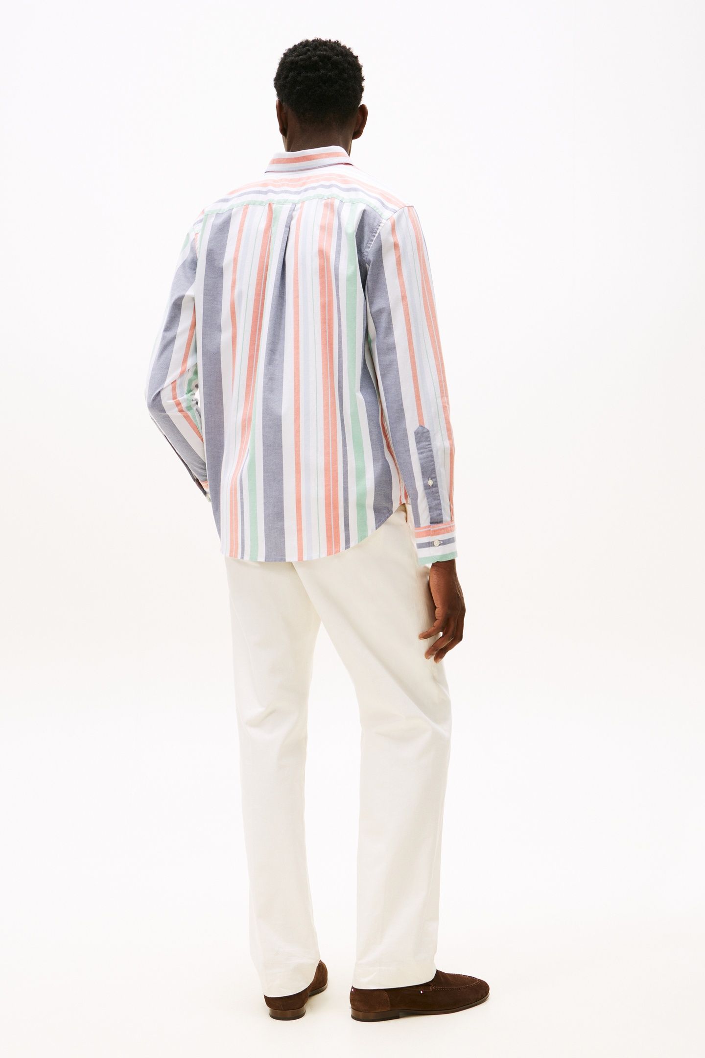 LT OXFD REGATTA STRIPE BRILLIANT ORANGE MULTI/STRIPE 3