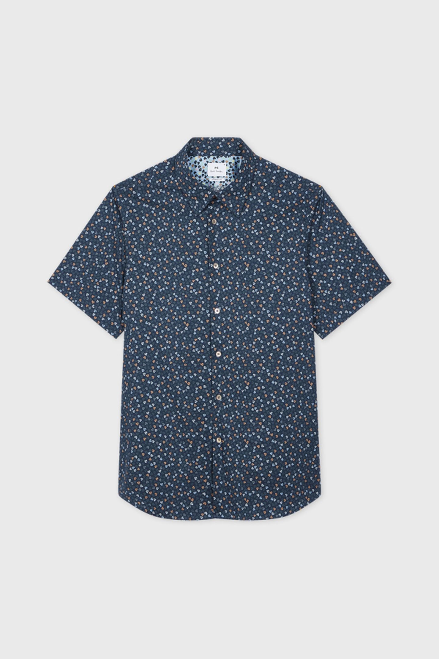 MENS SS TAILORED FIT SHIRT VERY DARK NAVY 2