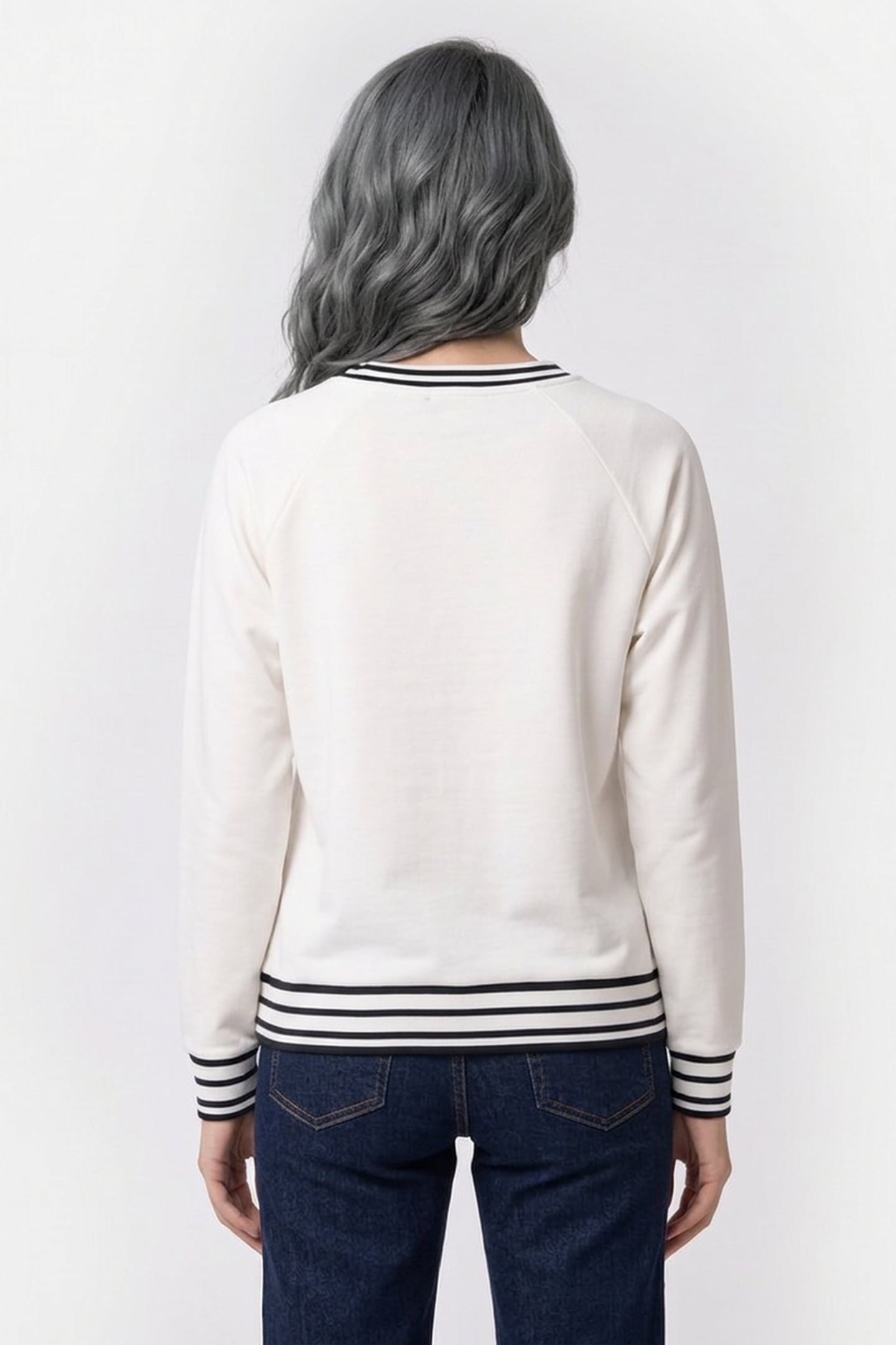 WREN TIPPING CREW NECK SUMMER WHT/MIDNIGHT SIZE [XL] WINTER  2