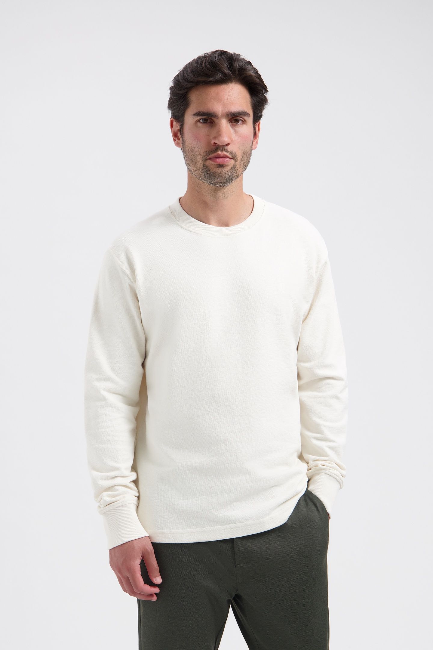 DS_LASSE CREWNECK OFFWHITE OFFWHITE 1