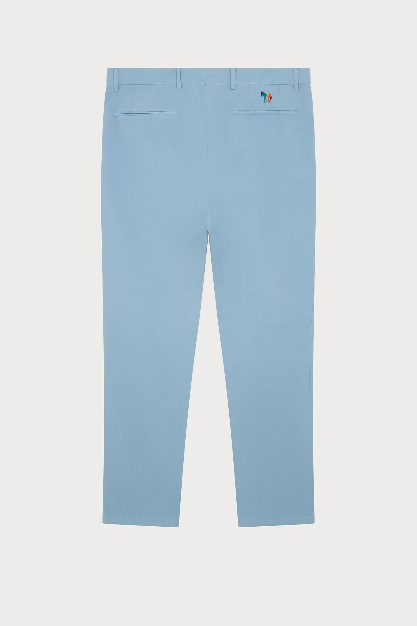 MENS MID FIT CLEAN CHINO BS ZEBRA LIGHT BLUE 2