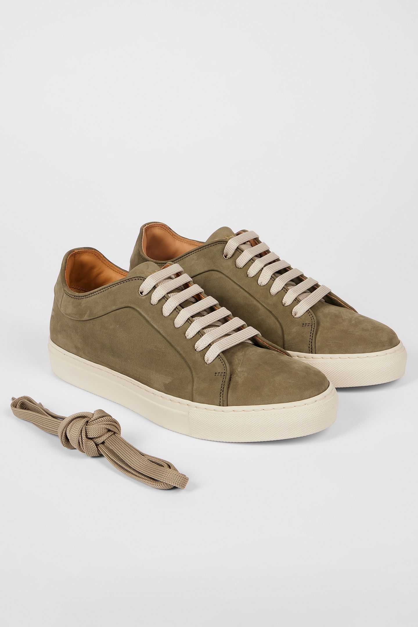 MENS SHOE BASSO SAGE LT GREYISH GREEN 2