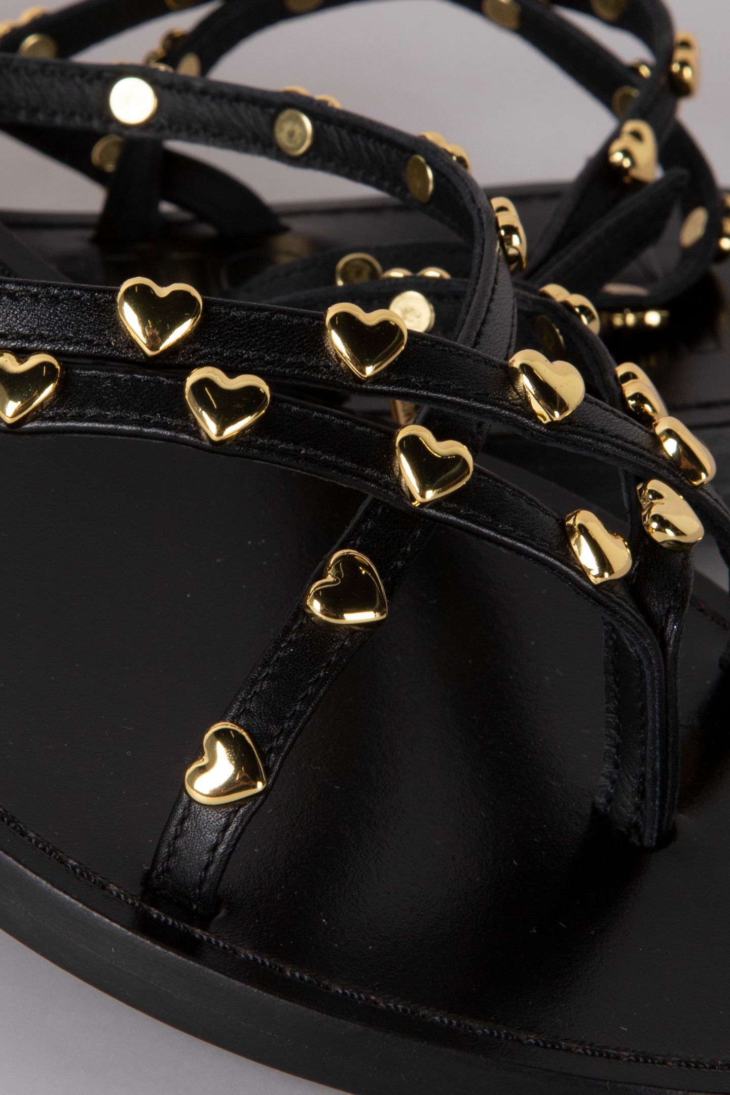 LEATHER SANDALS BLACK 3