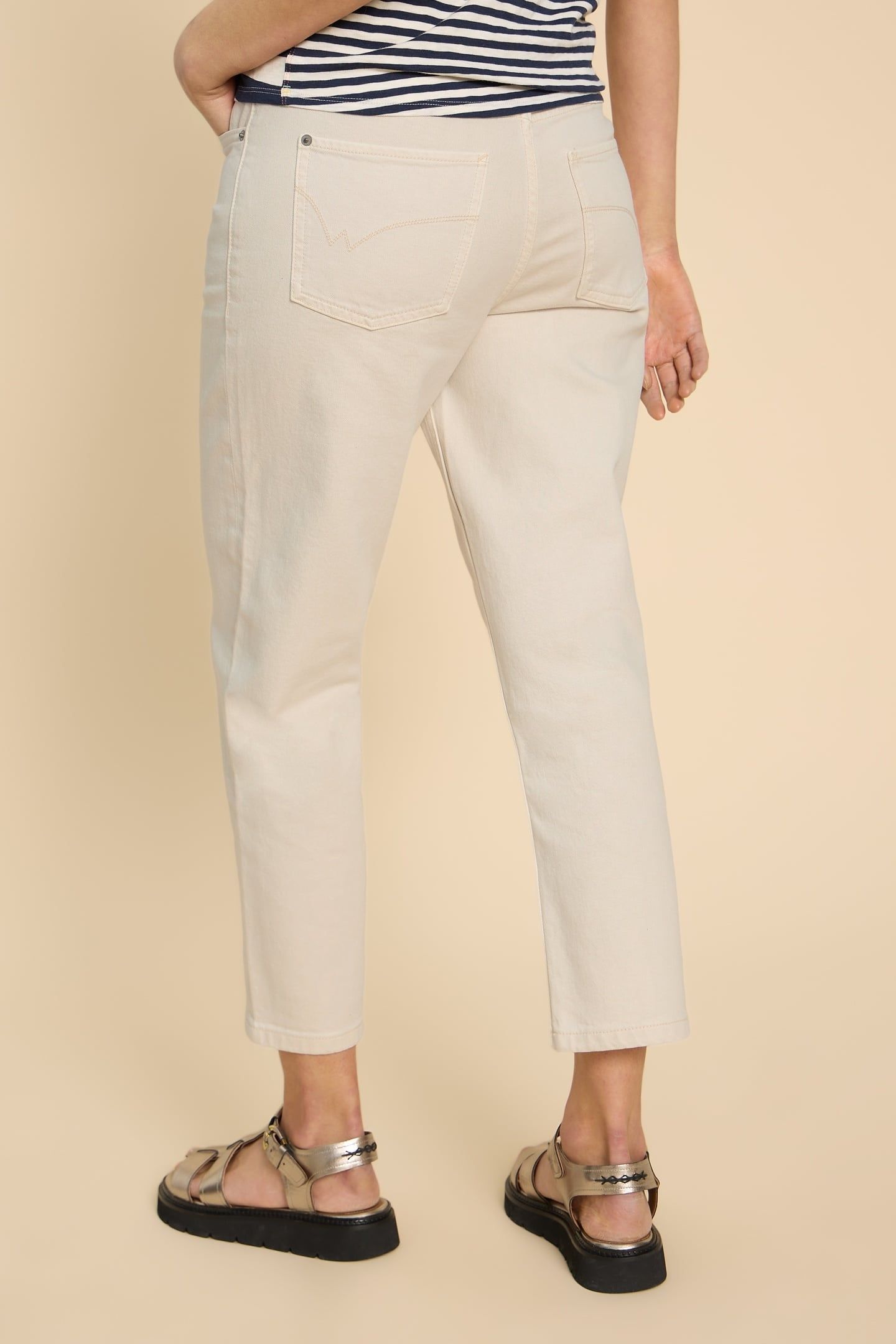 CHARLIE STRAIGHT CROP JEAN LIGHT NATURAL 4