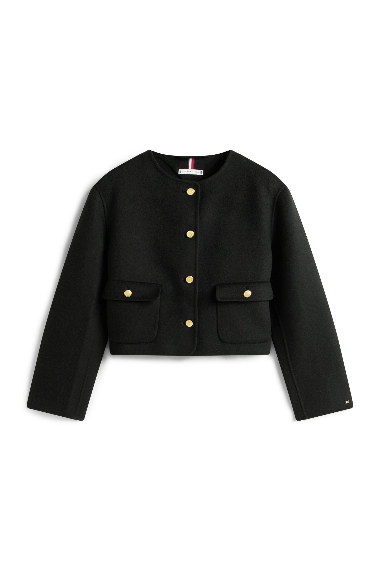 DF WOOL BLEND REG JACKET BLACK 4