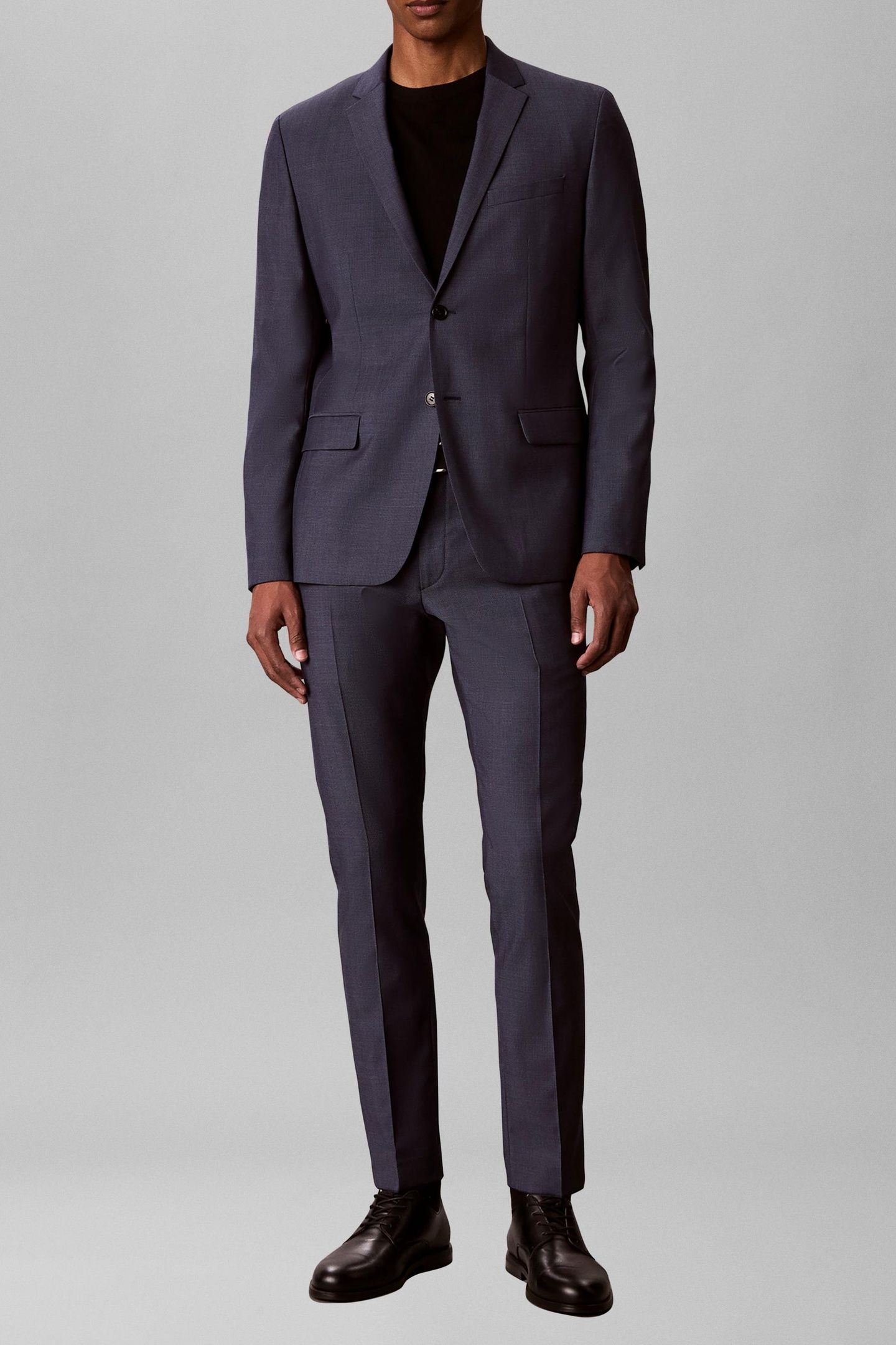 LS MICRO DOT SLIM BLAZER SLATE BLUE 3