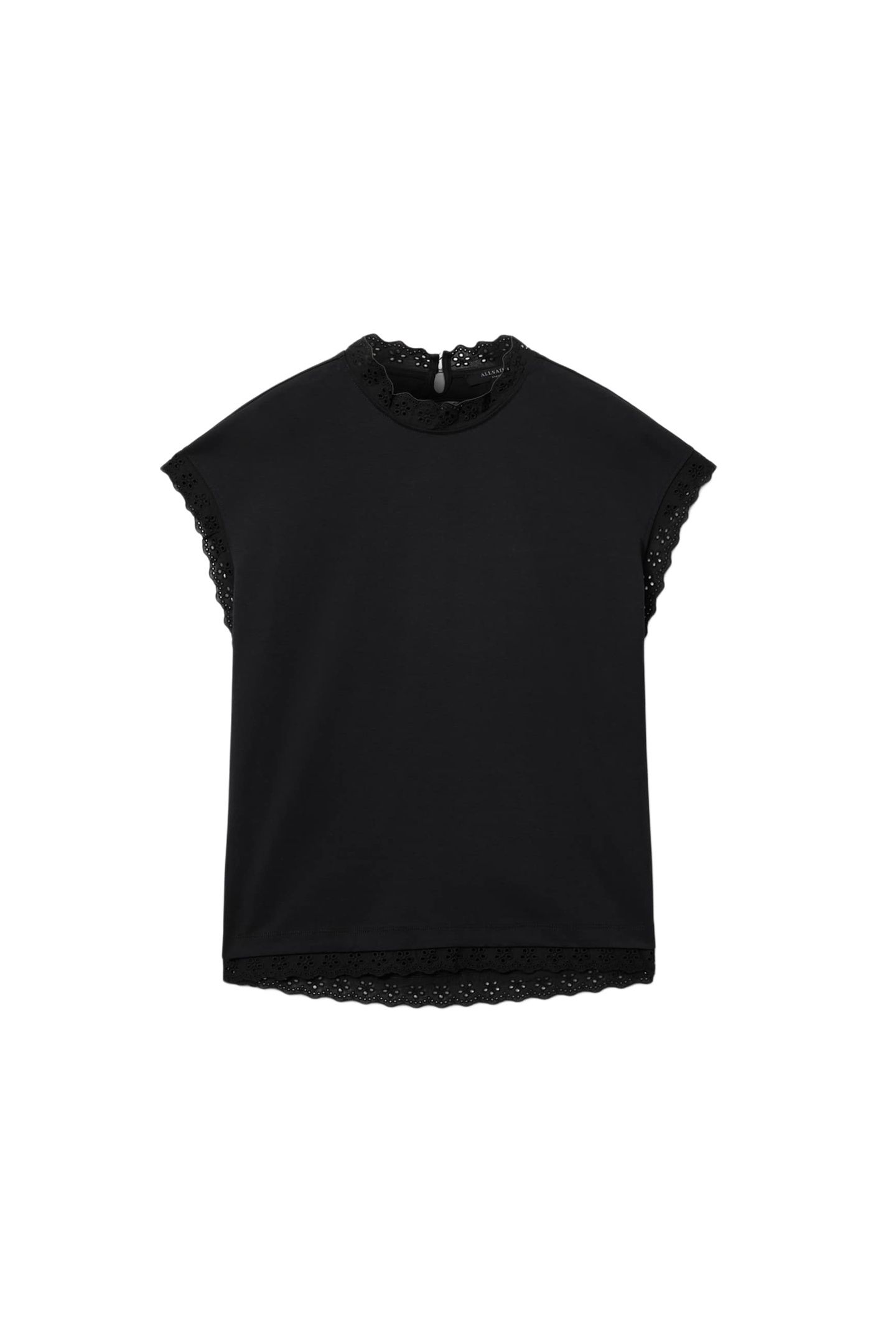 LELE LACE TANK BLACK 4