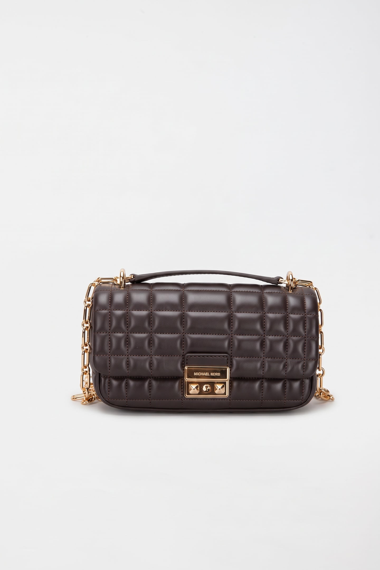 SMALL CONVERTIBLE CHAIN SHOULDER CHOCOLATE 1