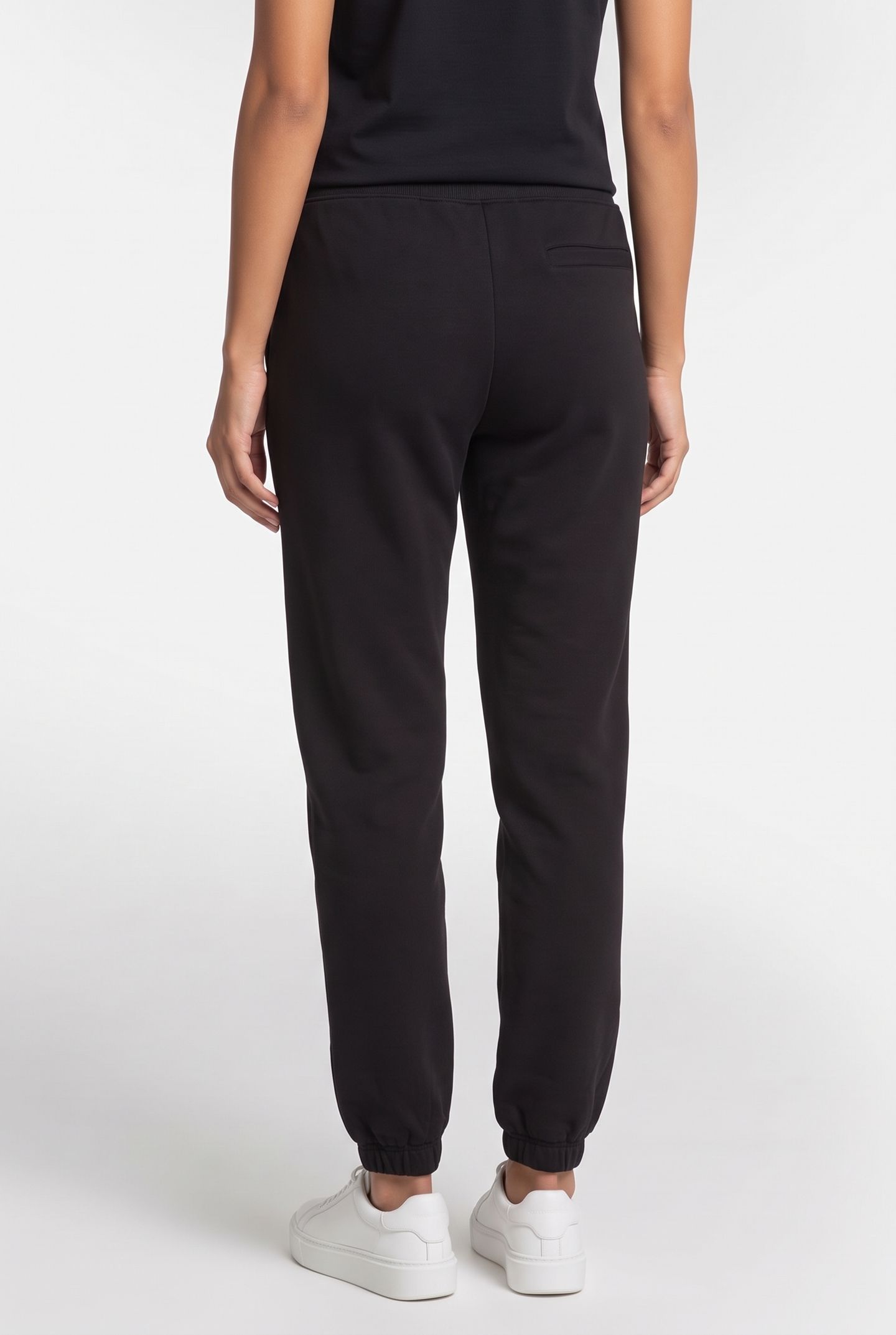 LOGO PIPING SWEATPANTS BLACK 2