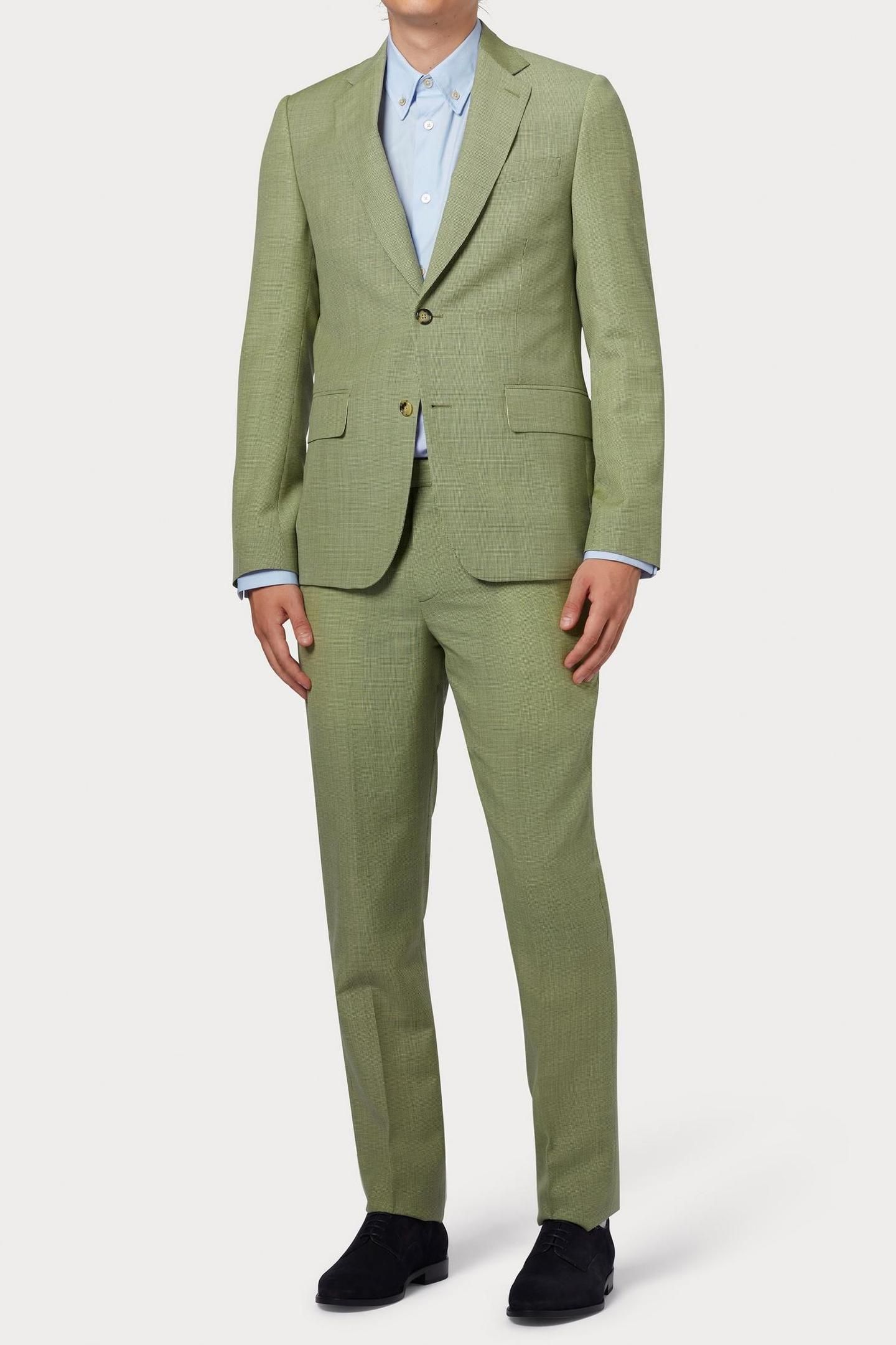 MENS TAILORED FIT 2 BUTTON SUIT LEMON YELLOW 1