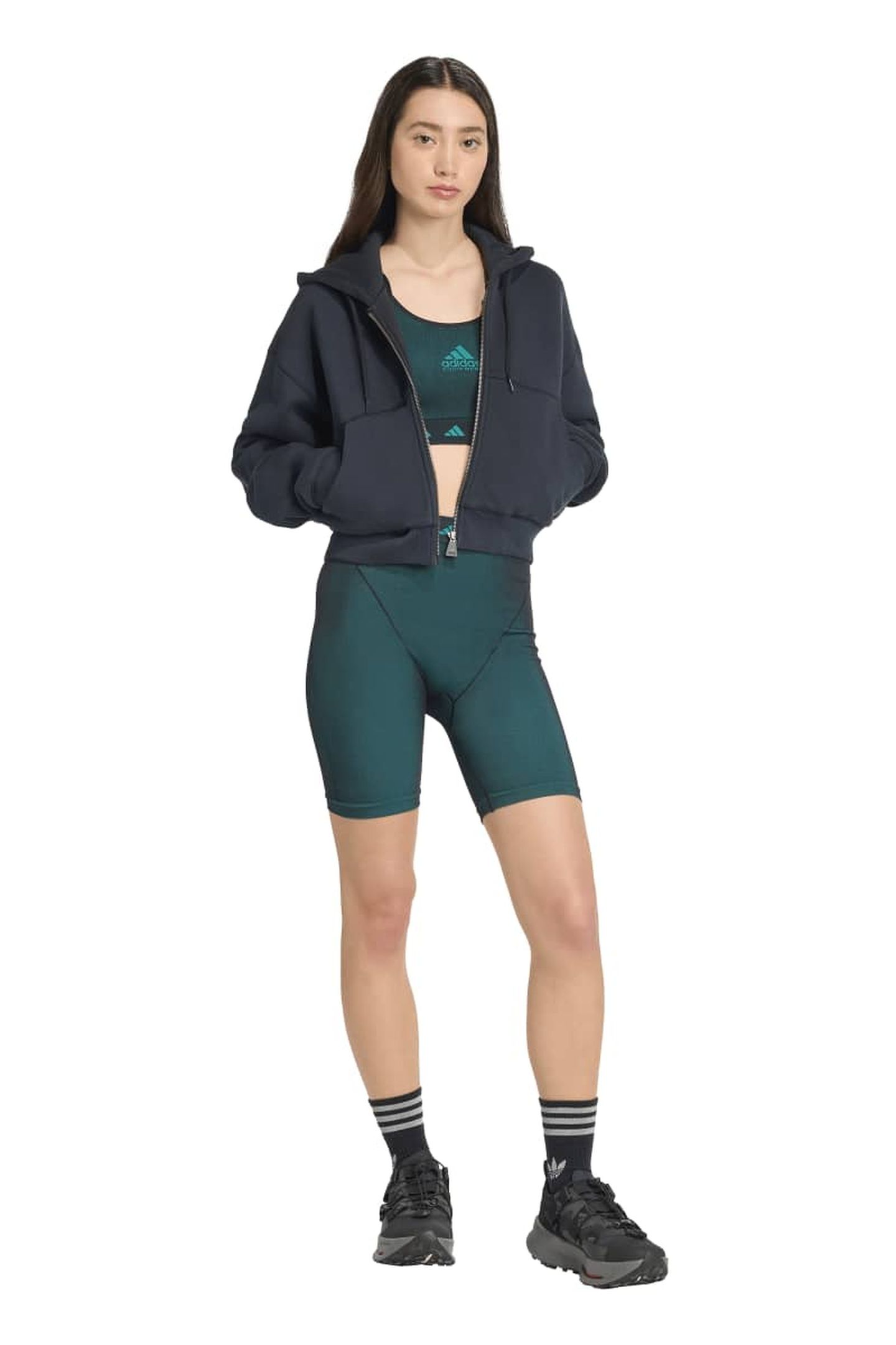 CROPPED HOODIE BLACK 3