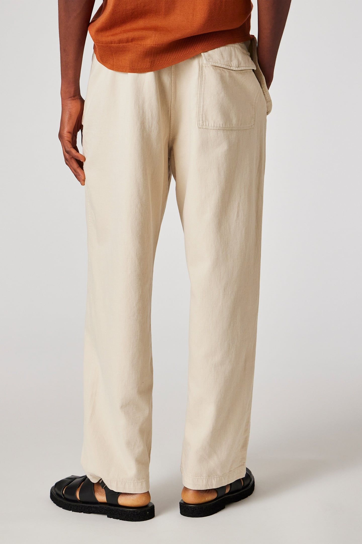 MENS CARGO TROUSER ICE WHITE 4