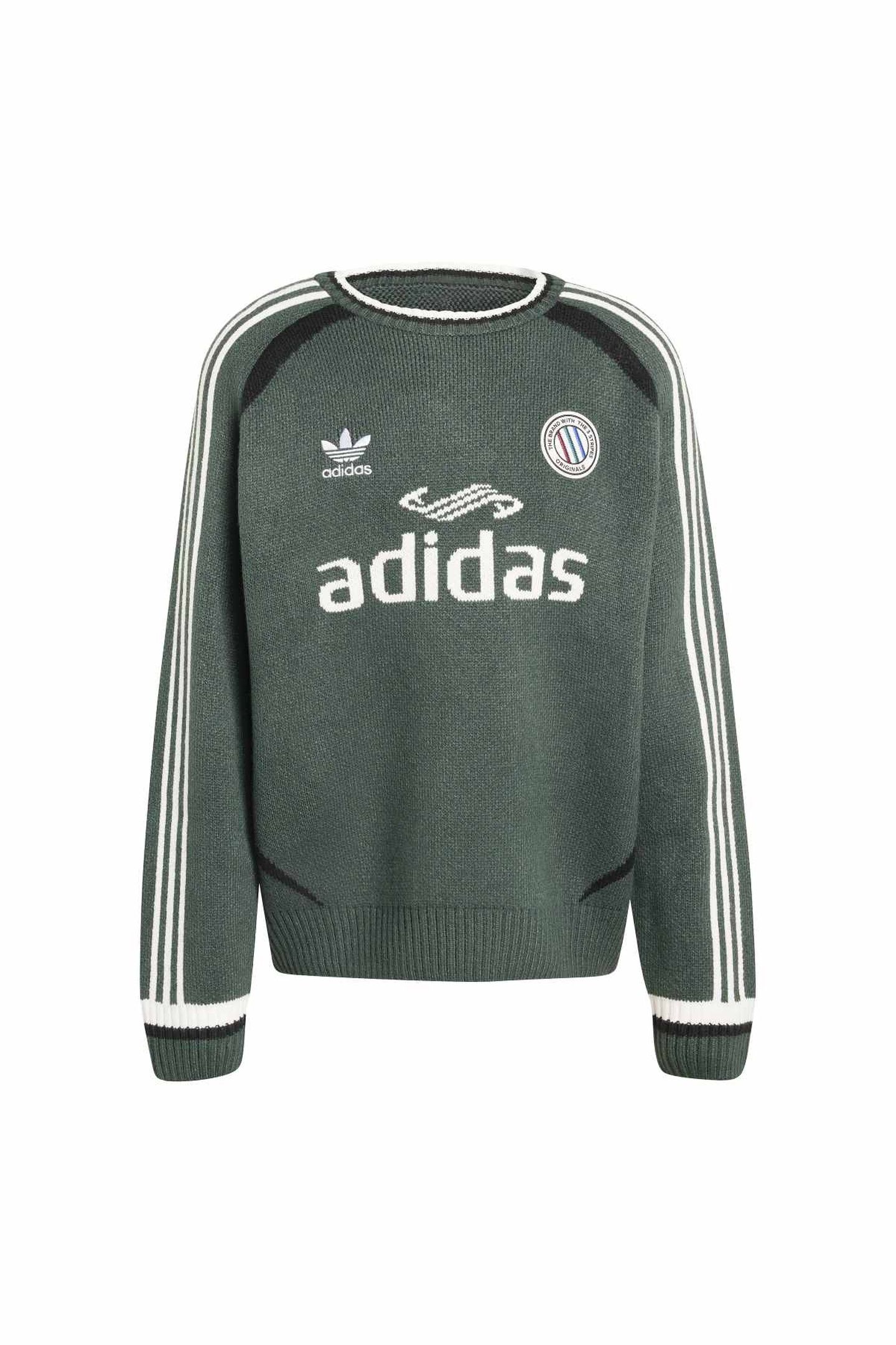 UNISEX ADICOLOR BLOKECORE PULLOVER MINERAL GREEN 5