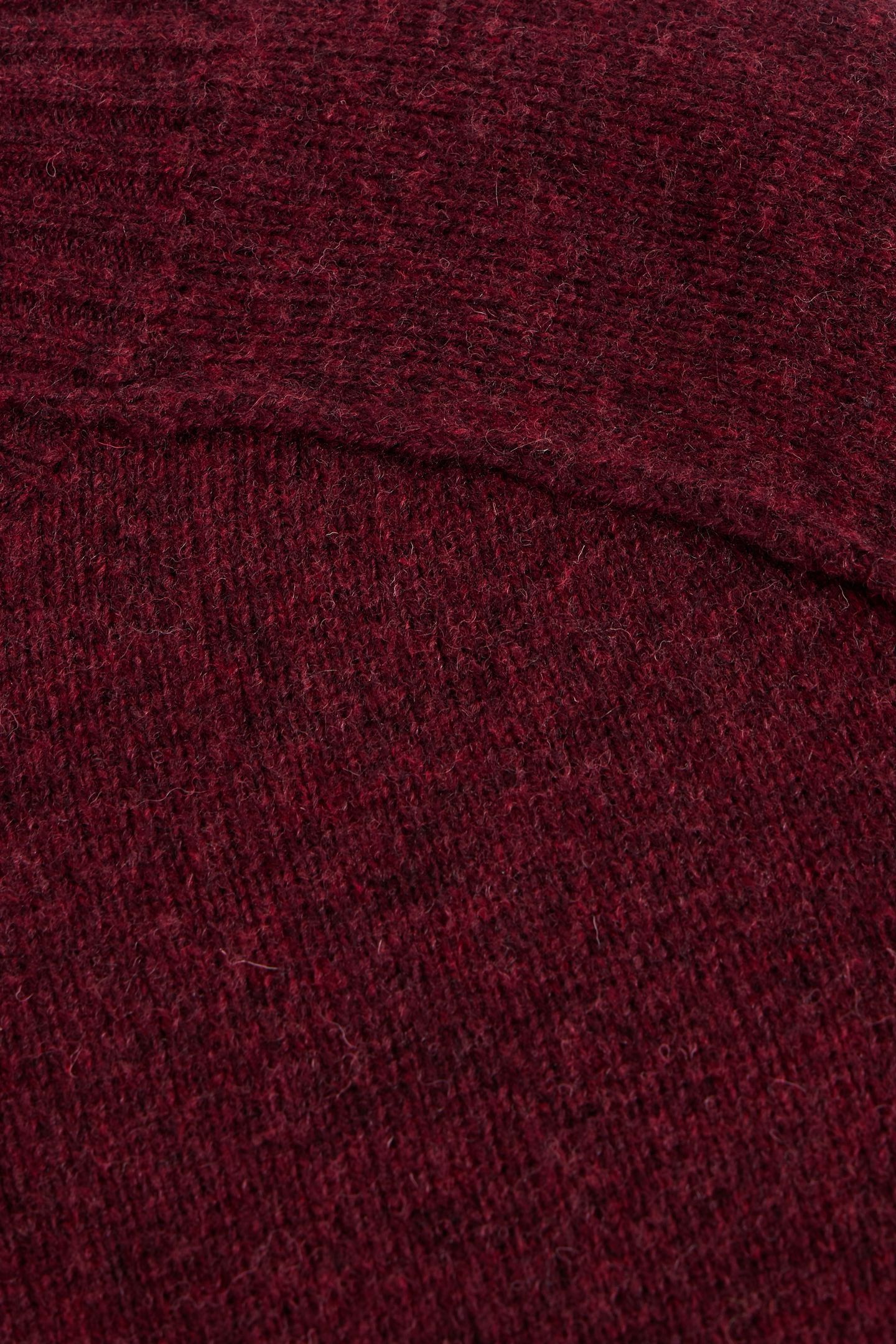 LAMBSWOOL MOCK NECK JUMPER DARK PLUM 6