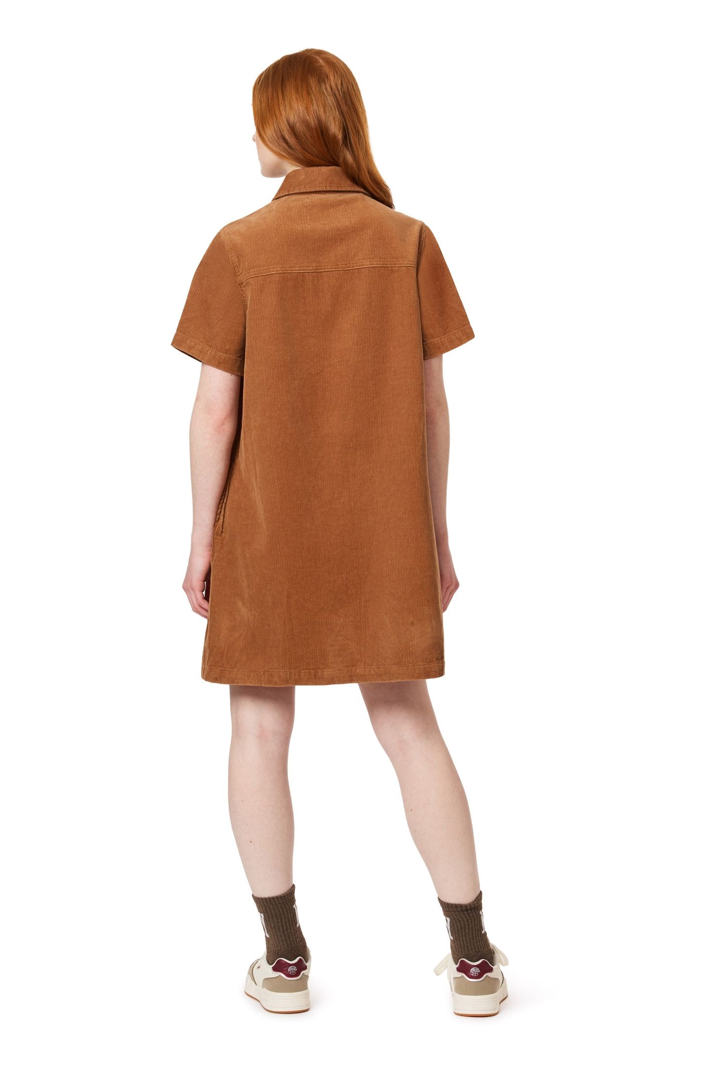 CORDUROY POLO DRESS THRUSH 2