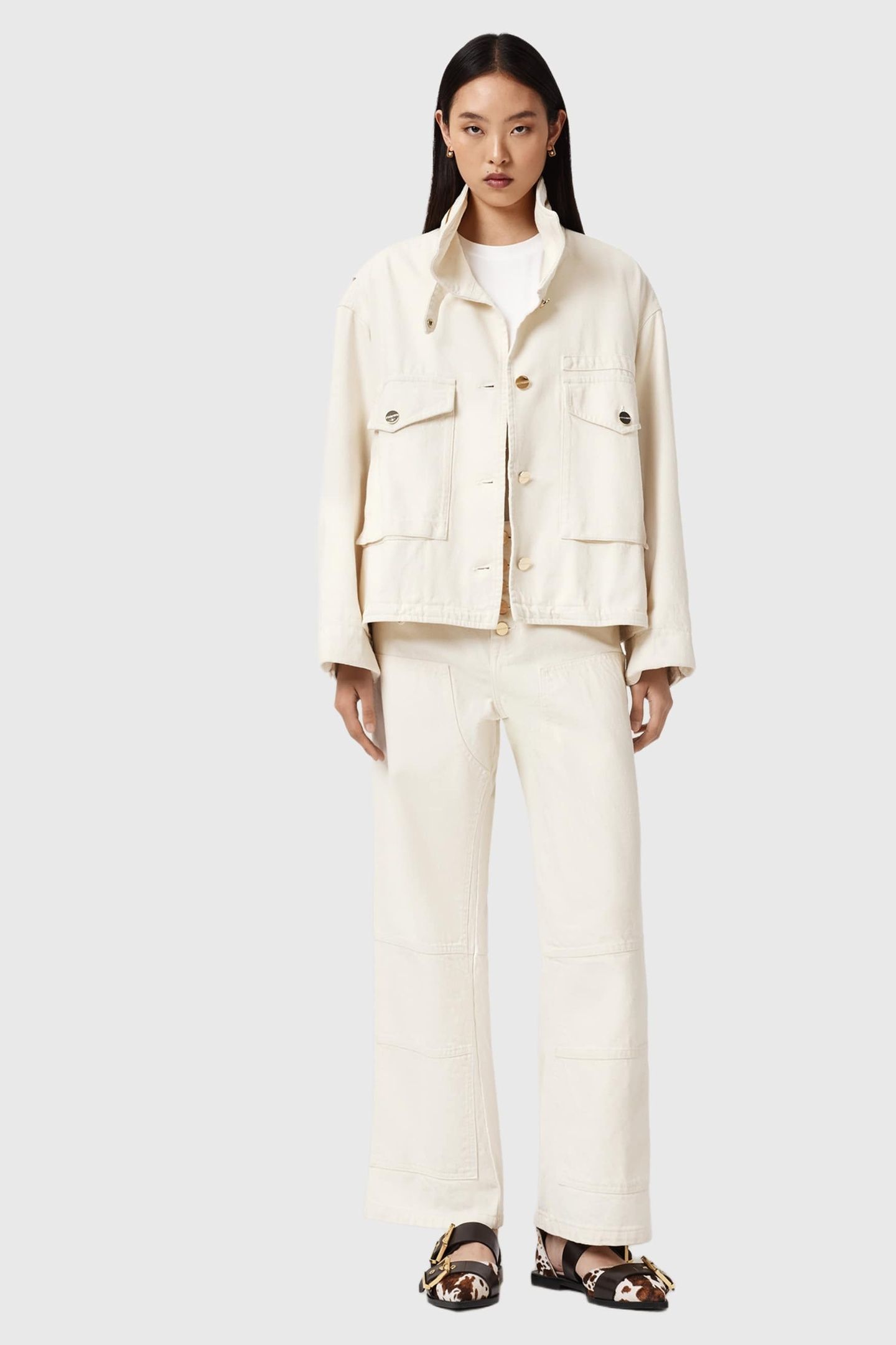 CLAY DENIM JACKET ECRU WHITE 6