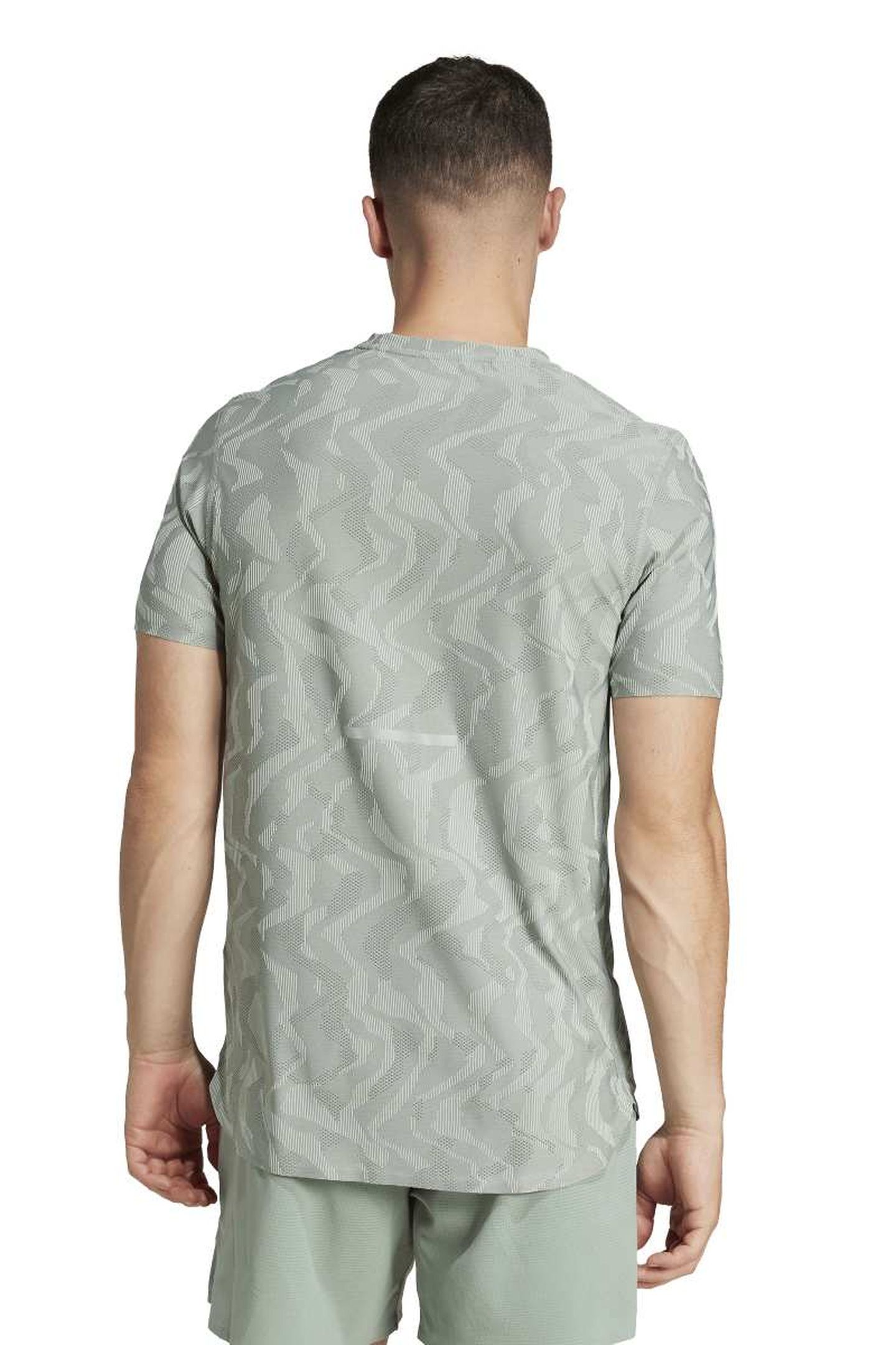 UNISEX ULT ENG TEE SILVER GREEN 2