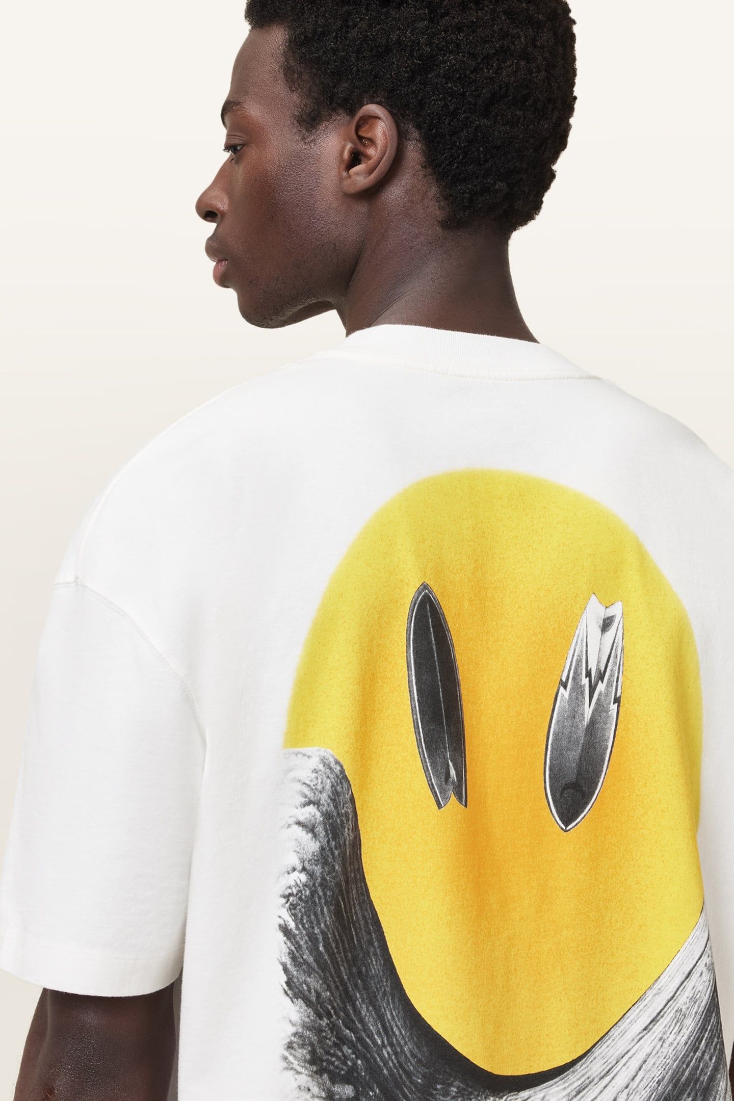 PARTY WAVE SS CREW CHALK WHITE 5